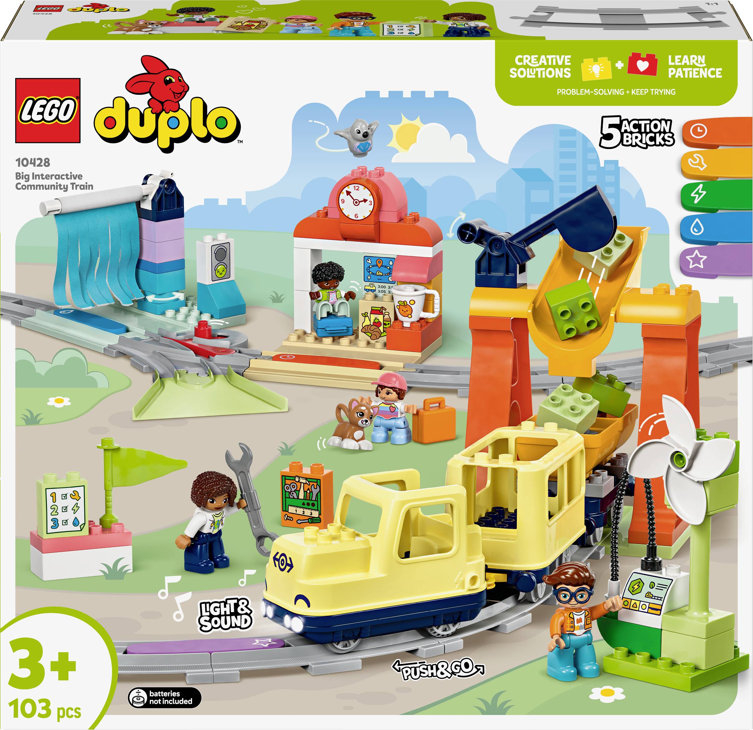 10428 LEGO® DUPLO® Grand chemin de fer interactif