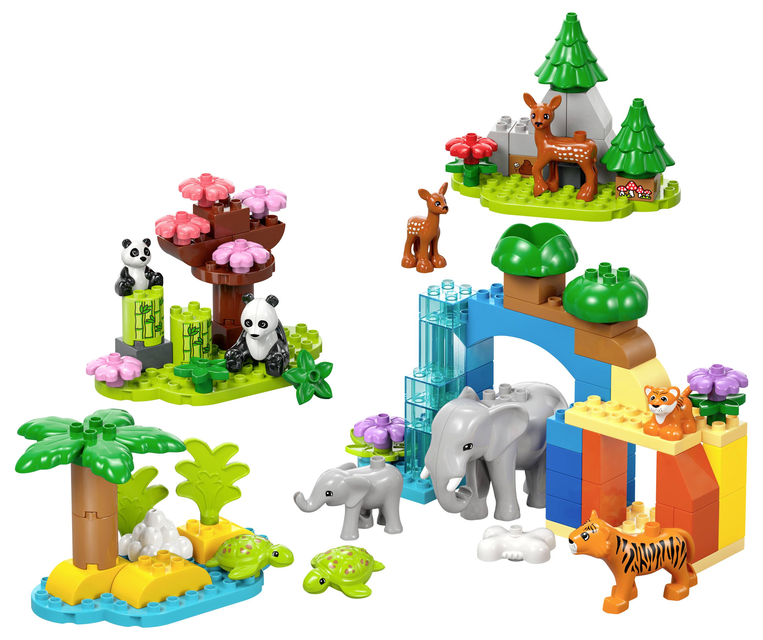 10446 LEGO® DUPLO® Lot de 3 en 1 pour les familles d'animaux sauvages