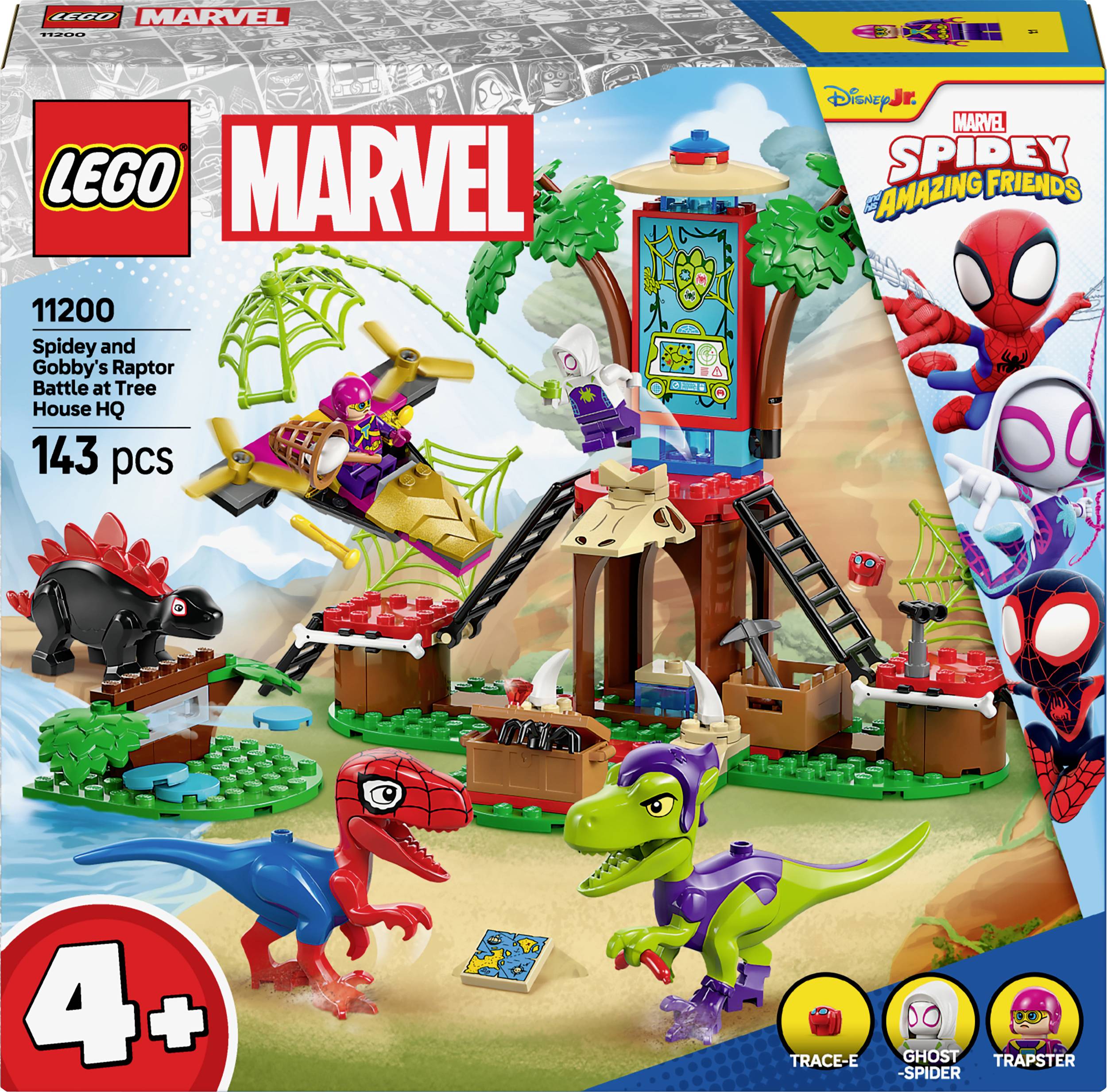 11200 LEGO® MARVEL SUPER HEROES Showdown à la maison de l'arbre : Spidey-Rex contre Gobby-Raptor