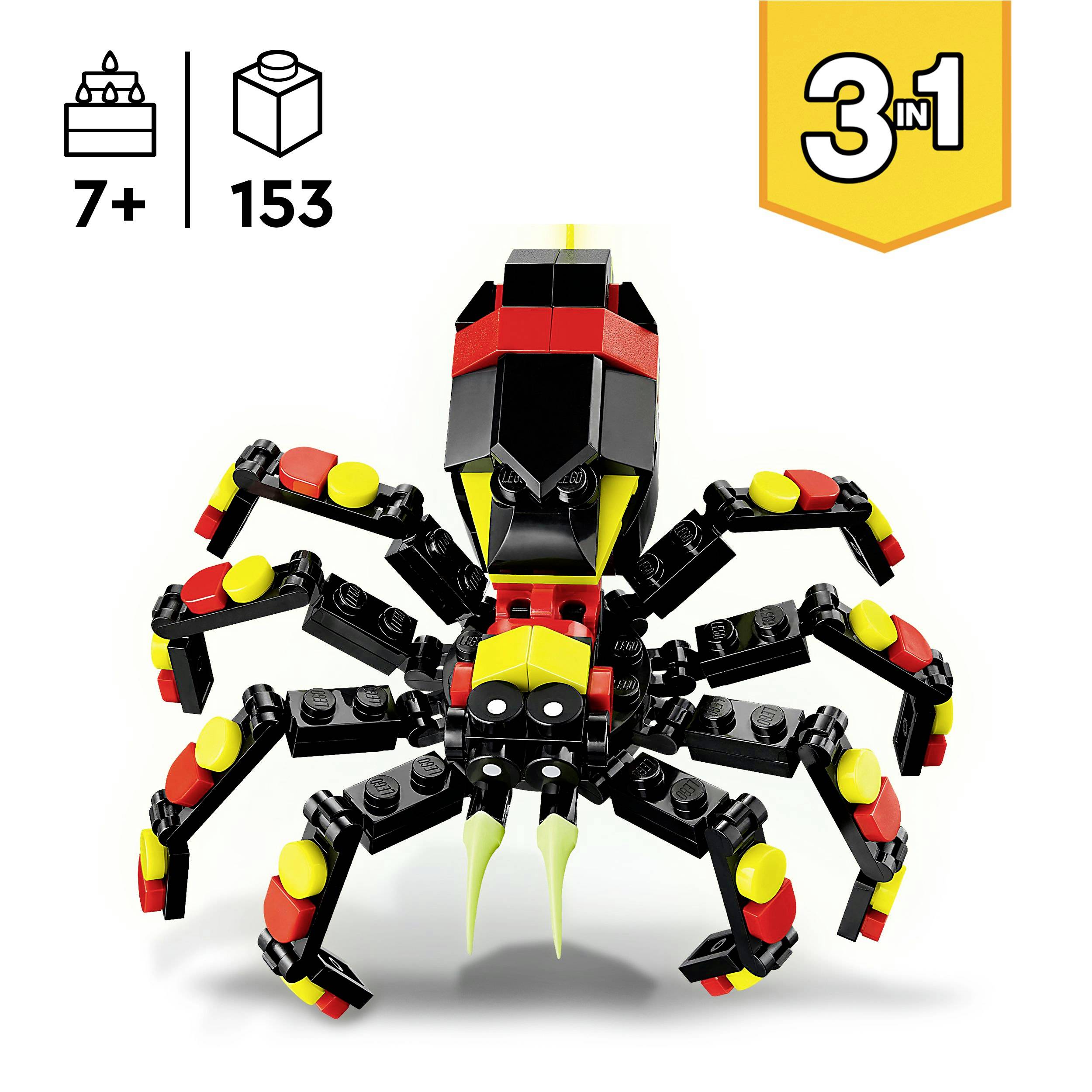 31159 LEGO® CREATOR Animaux sauvages : une araignée surprise