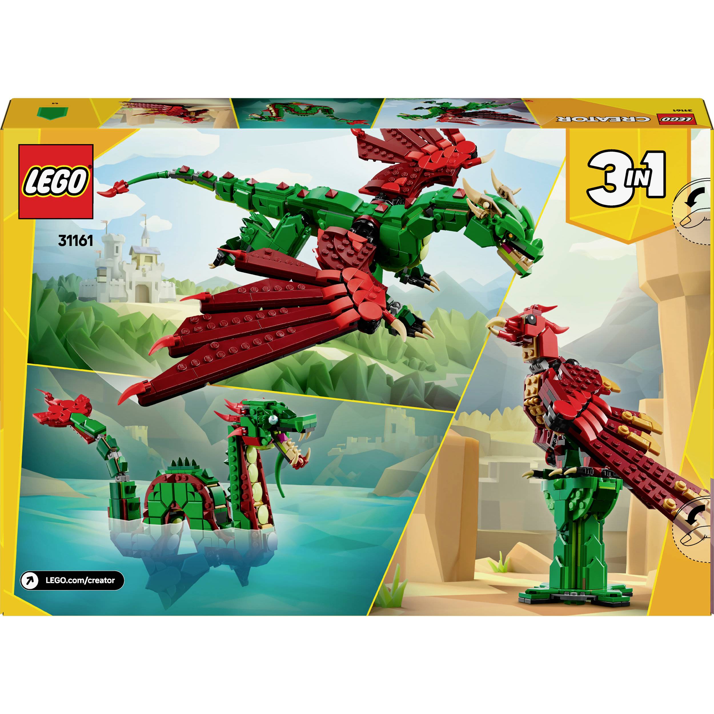 31161 LEGO® CREATOR Dragon vert