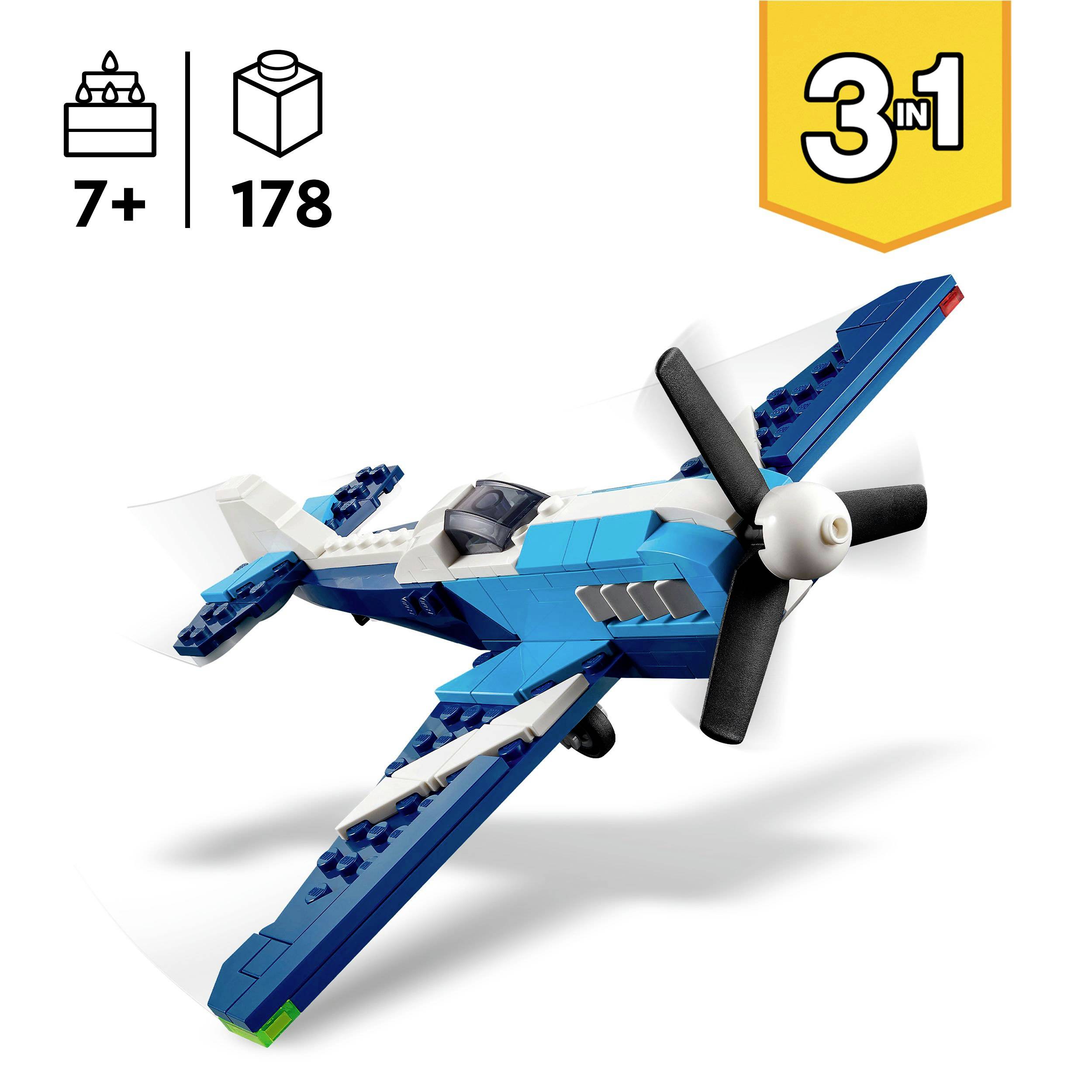 31160 LEGO® CREATOR Aviateur : avion de course