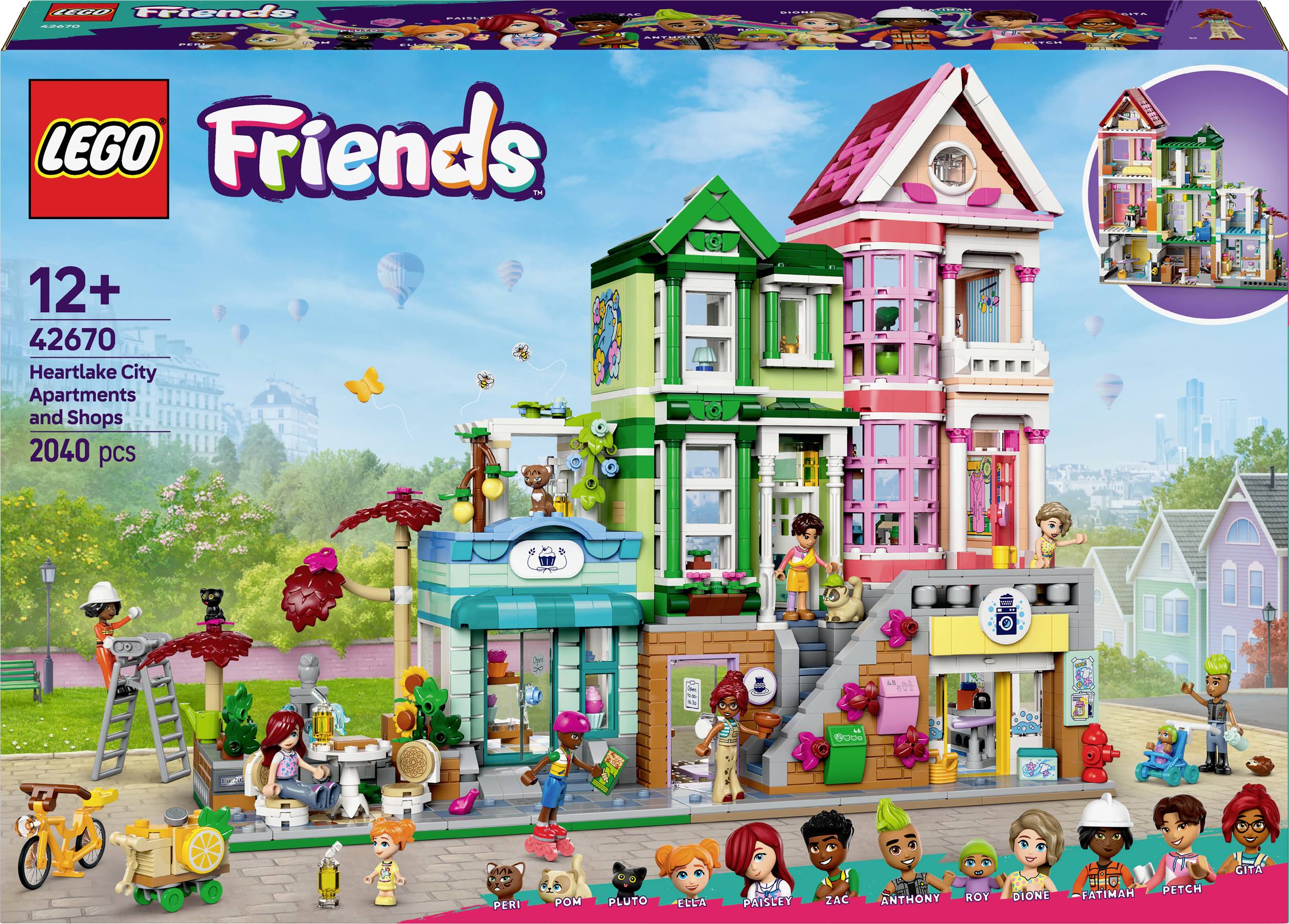 42670 LEGO® FRIENDS Rue de shopping et de vie Heartlake City