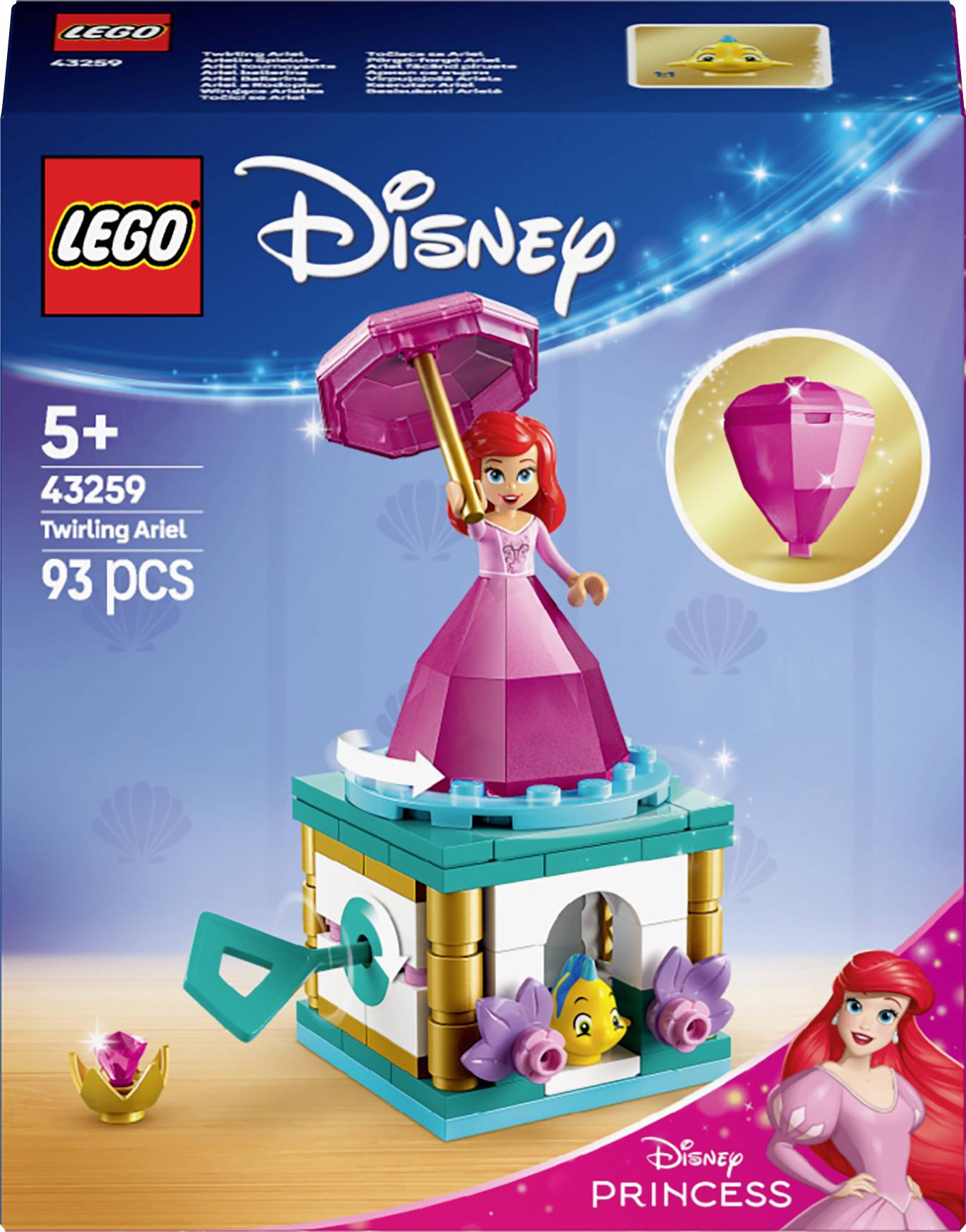 43259 LEGO® DISNEY Montre de jeu Arielle