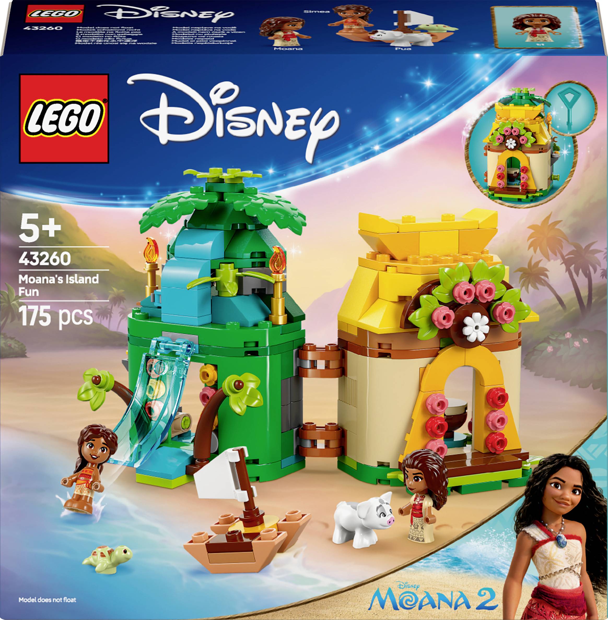 43260 LEGO® DISNEY Plaisir de l'île de Vaiana