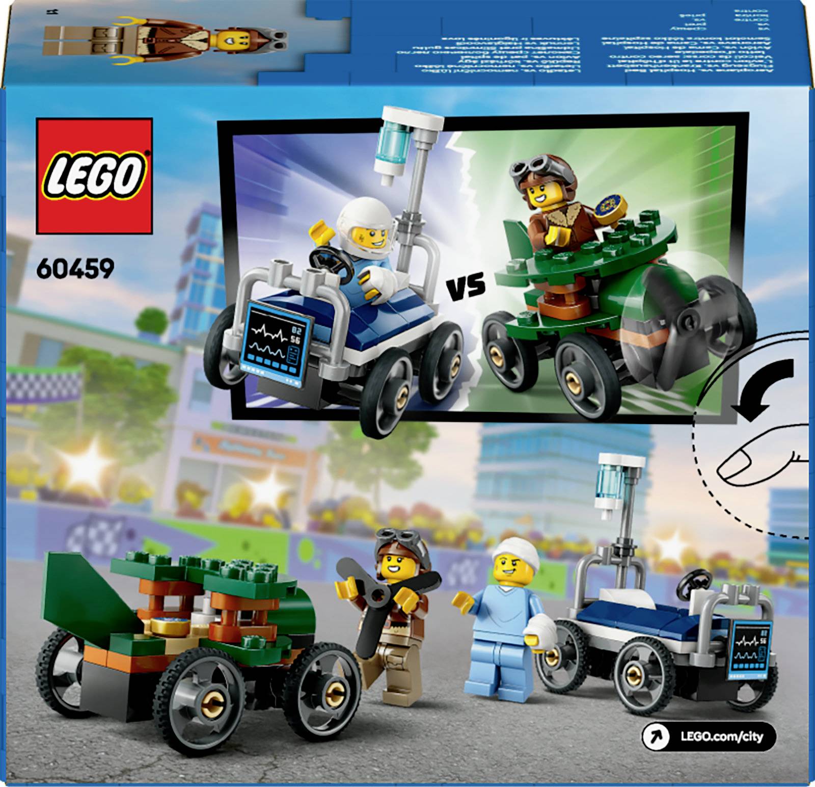 60459 LEGO® CITY Avion contre lit d'hôpital