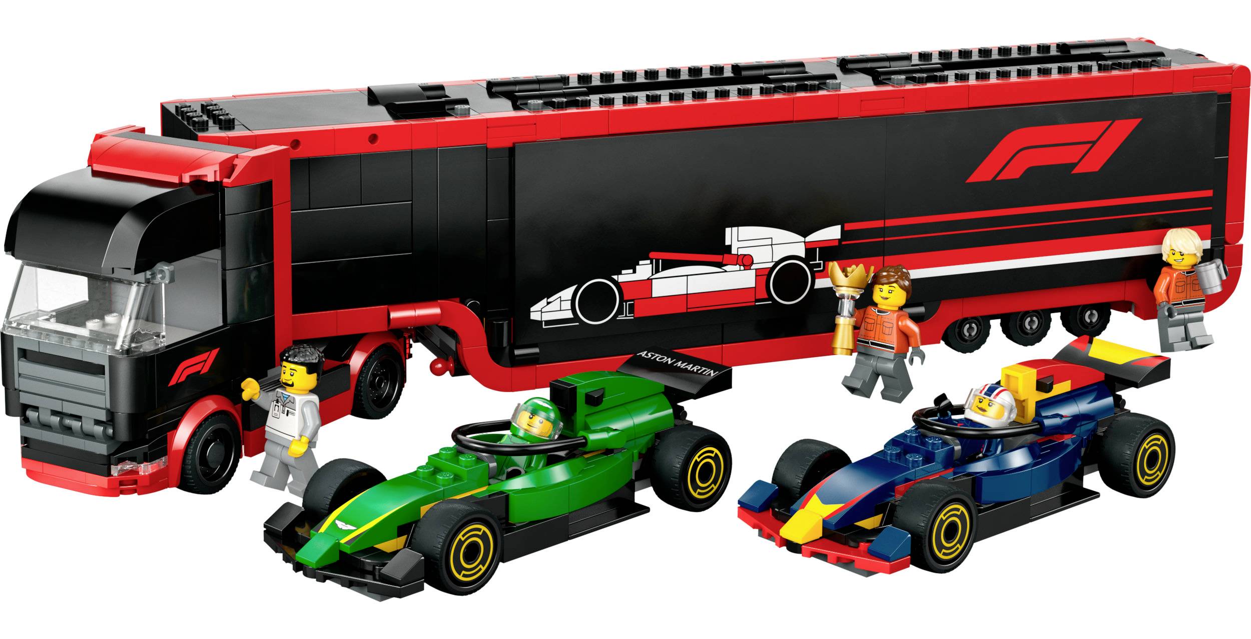 60445 LEGO® CITY Transporteur F1 ® avec voitures de course RB20 & AMR24 F1 ®