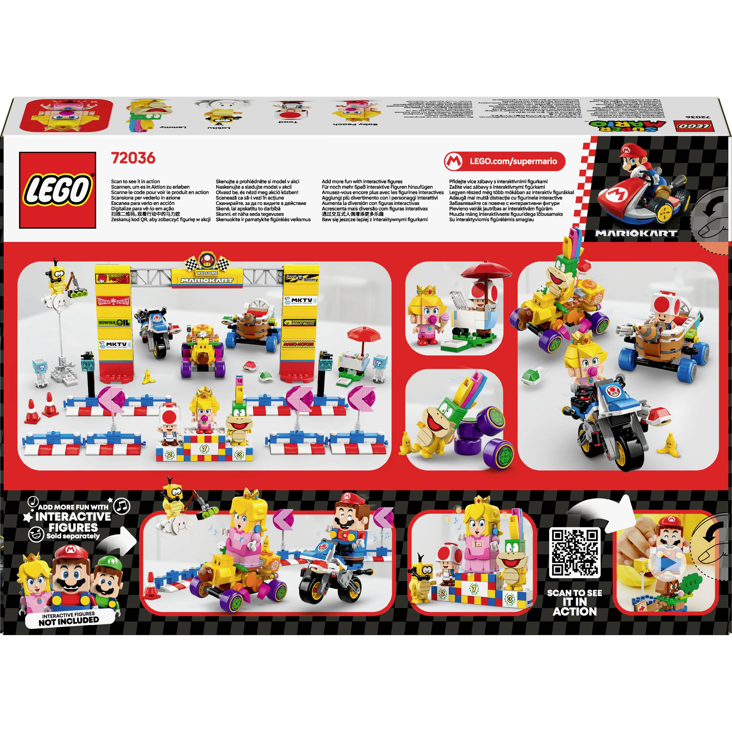 72036 LEGO® Super Mario™ Mario Kart™ - SET bébé Peach & grand prix