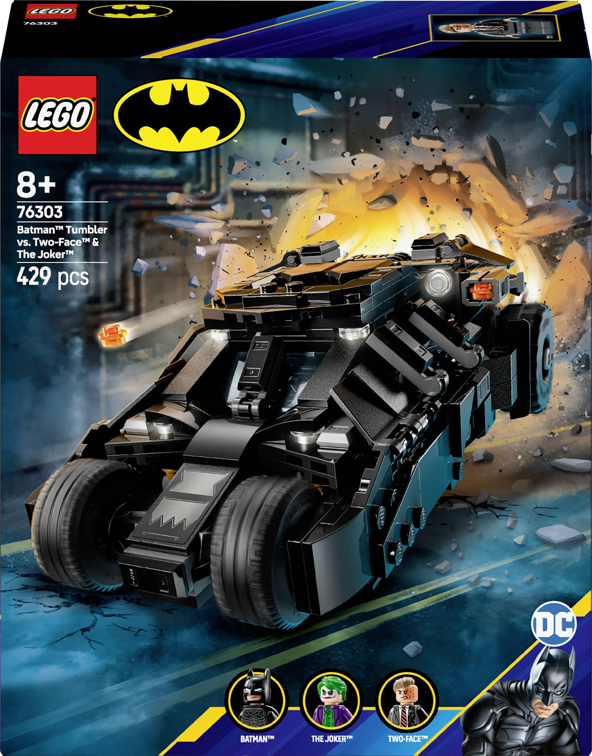 76303 LEGO® DC COMICS SUPER HEROES Tumbler Batman contre deux-face et le Joker