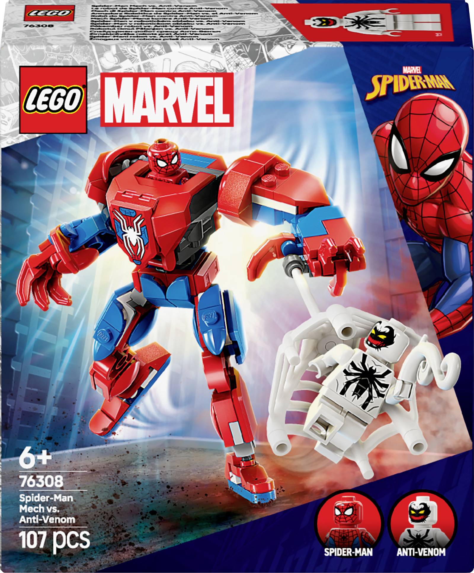 76308 LEGO® MARVEL SUPER HEROES SPIDER-Man Mech vs anti-venom