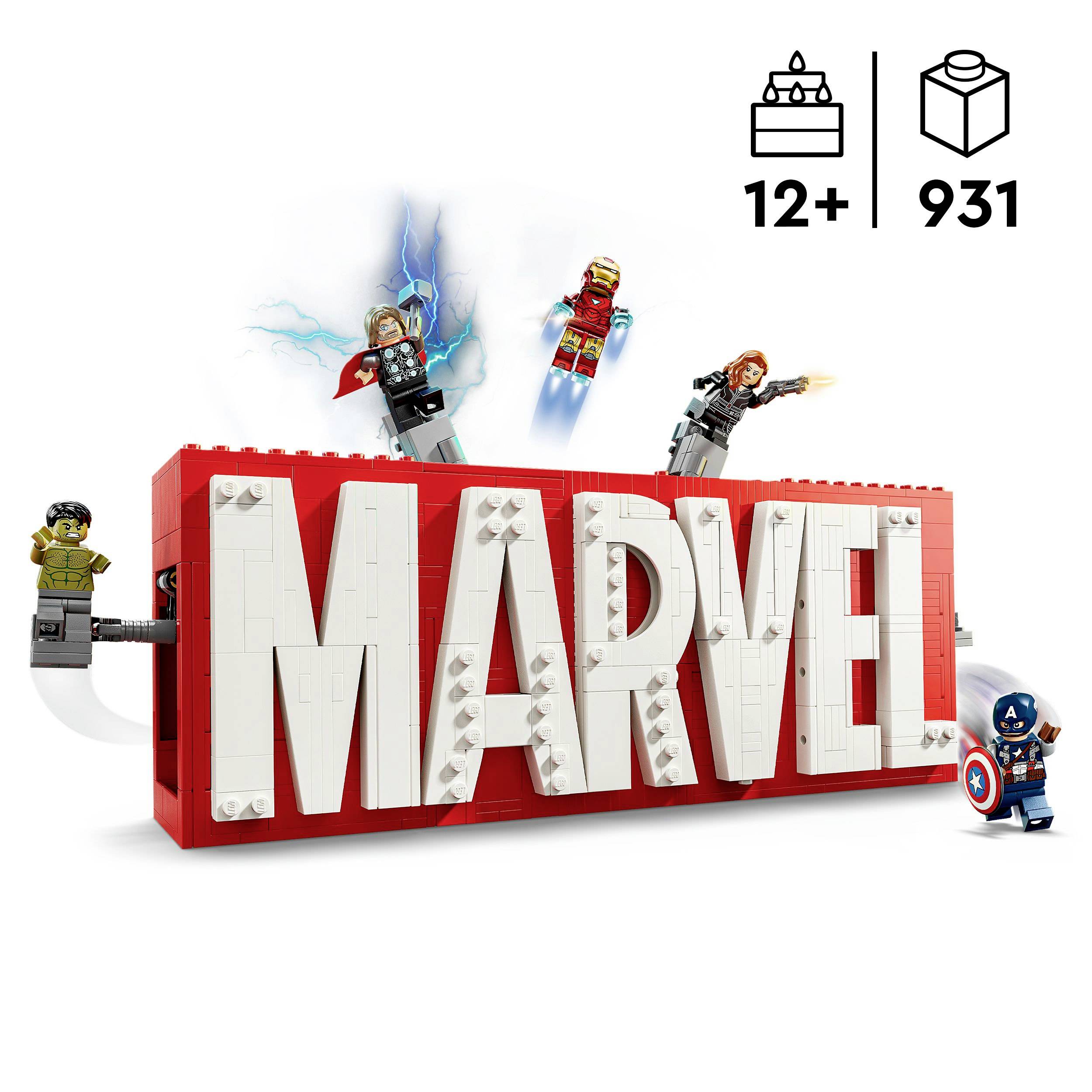 76313 LEGO® MARVEL SUPER HEROES Logo MARVEL & figurines