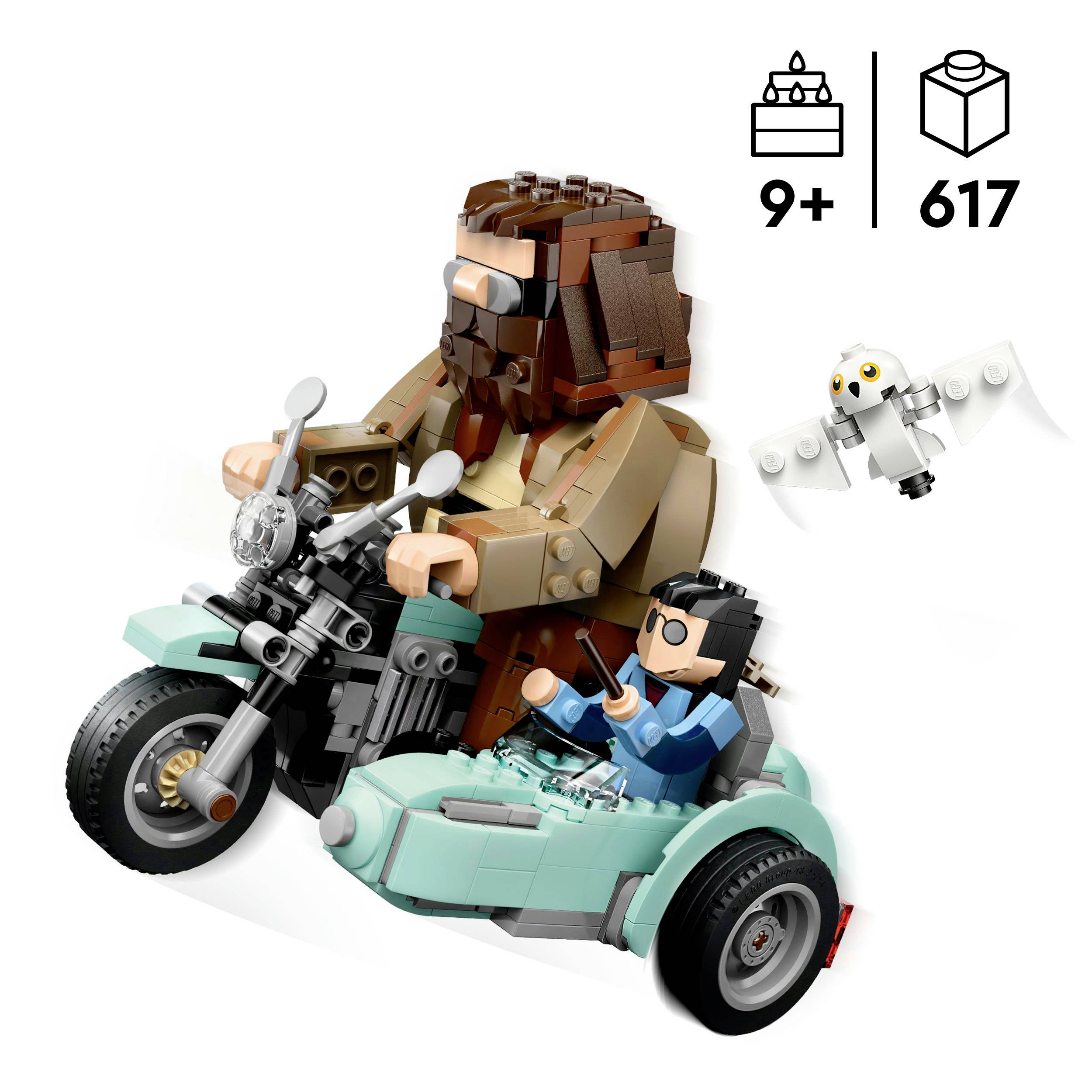 76443 LEGO® HARRY POTTER™ Balade en moto à Hagrids et à Harrys