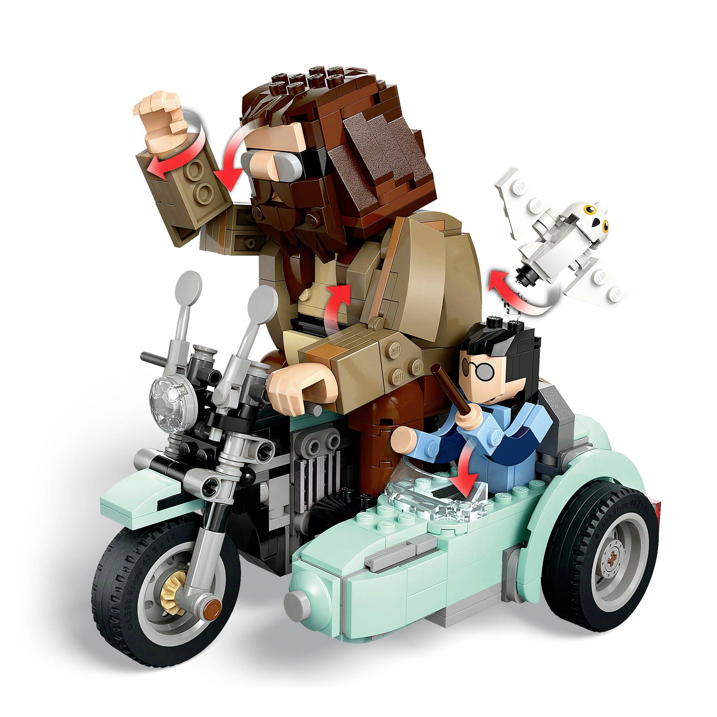 76443 LEGO® HARRY POTTER™ Balade en moto à Hagrids et à Harrys