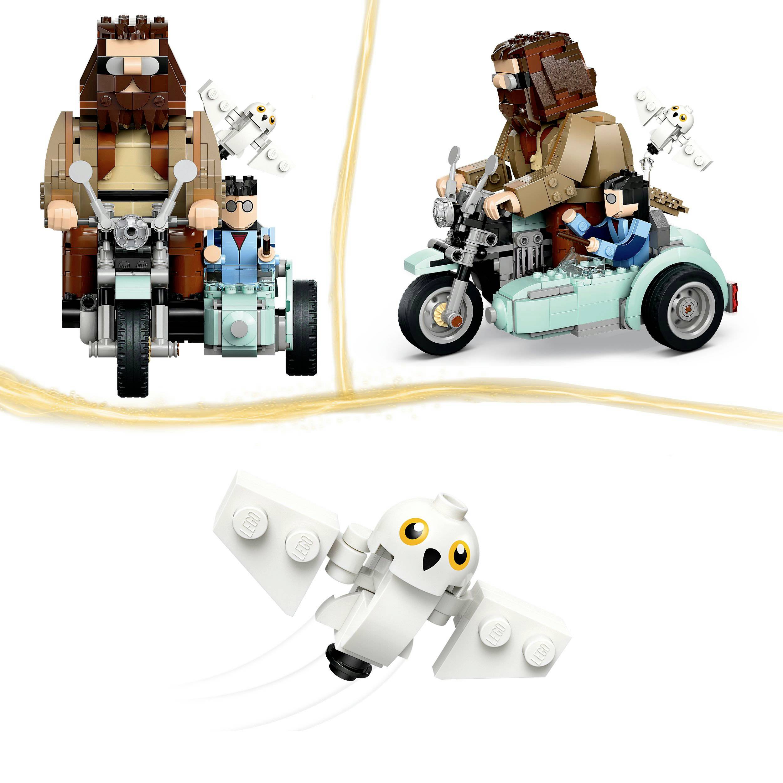 76443 LEGO® HARRY POTTER™ Balade en moto à Hagrids et à Harrys