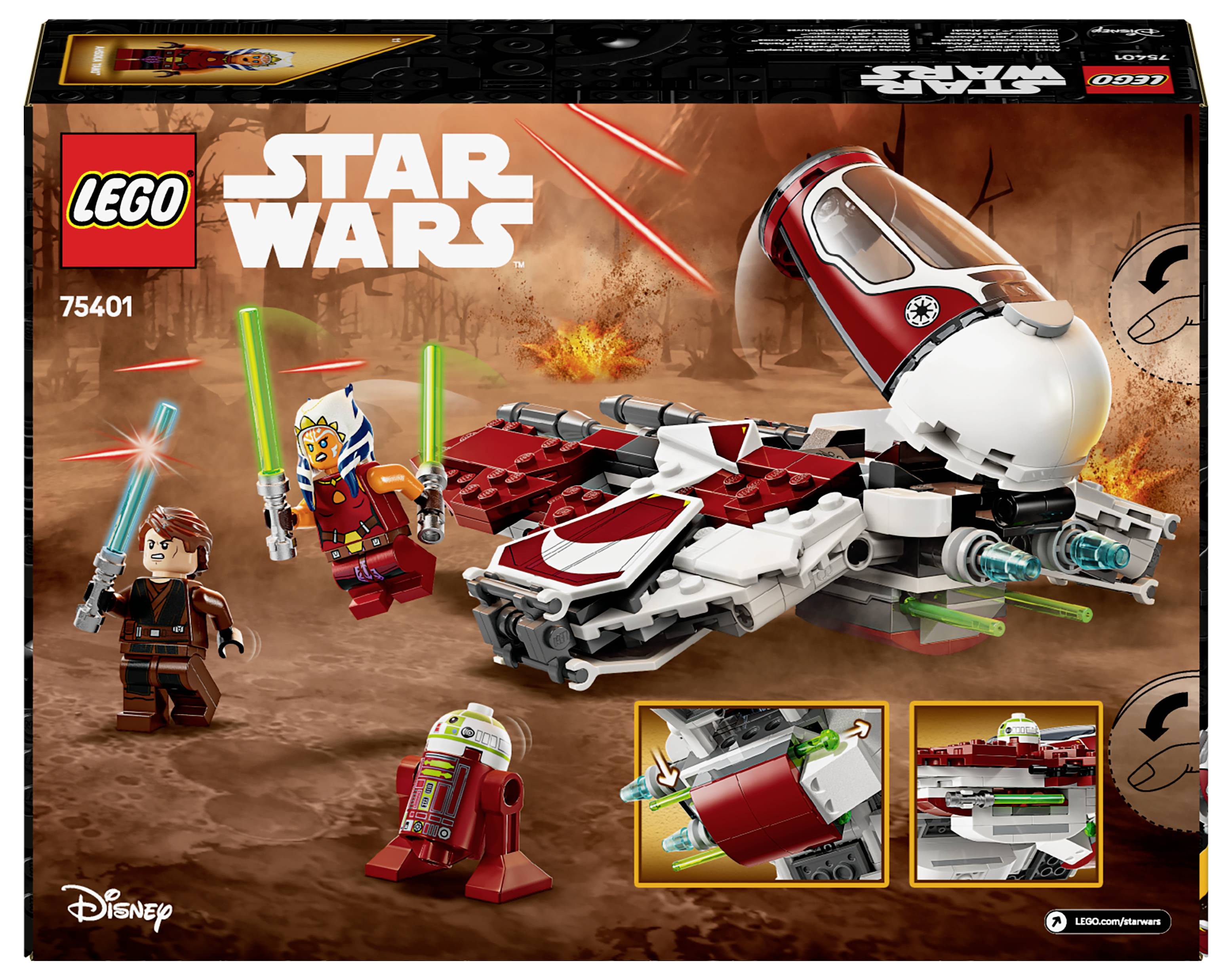 75401 LEGO® STAR WARS™ Jédi Interceptor™ d'Ahsokas
