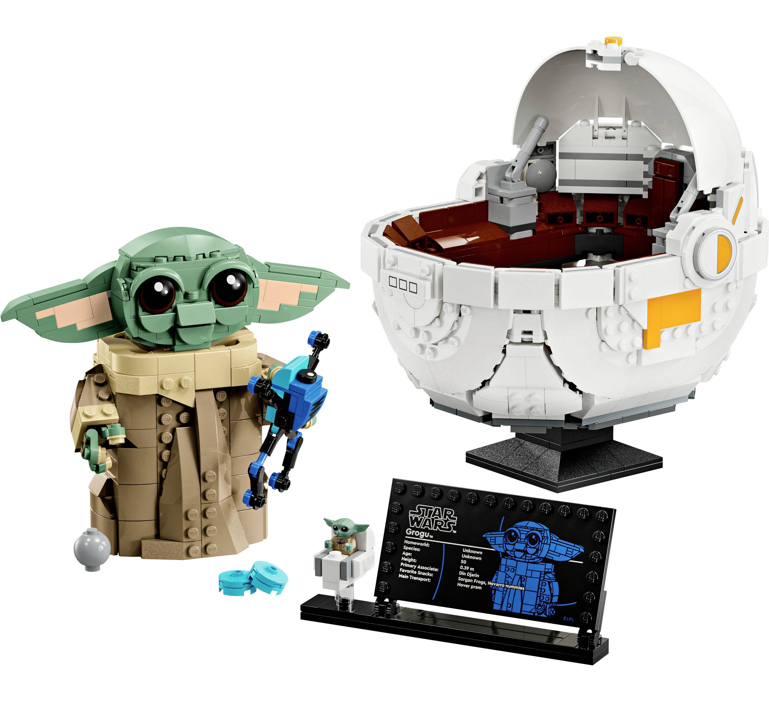 75403 LEGO® STAR WARS™ Grogu™ dans sa balance de répulsif