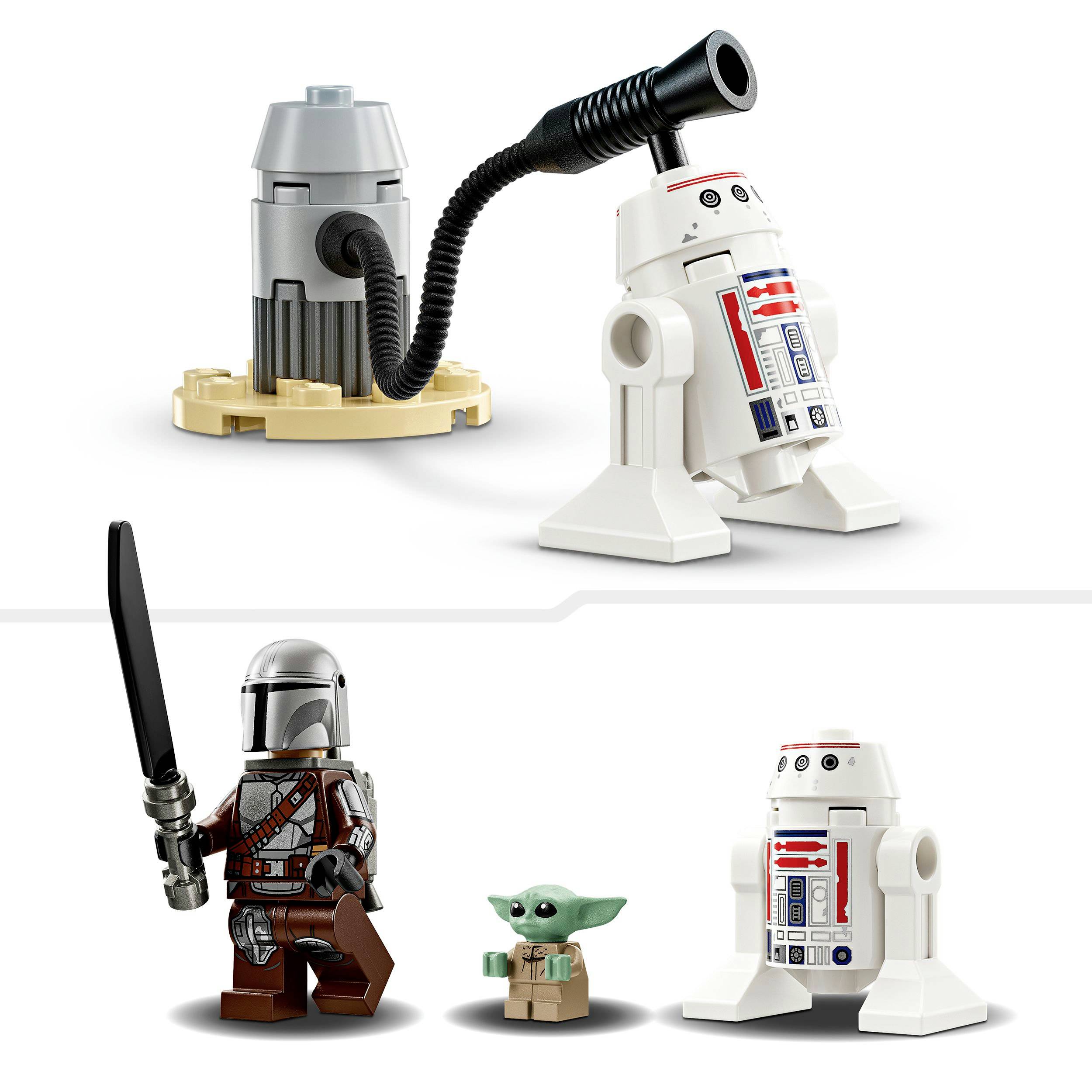 75410 LEGO® STAR WARS™ Mandos et Grogus N-1 Starfighter