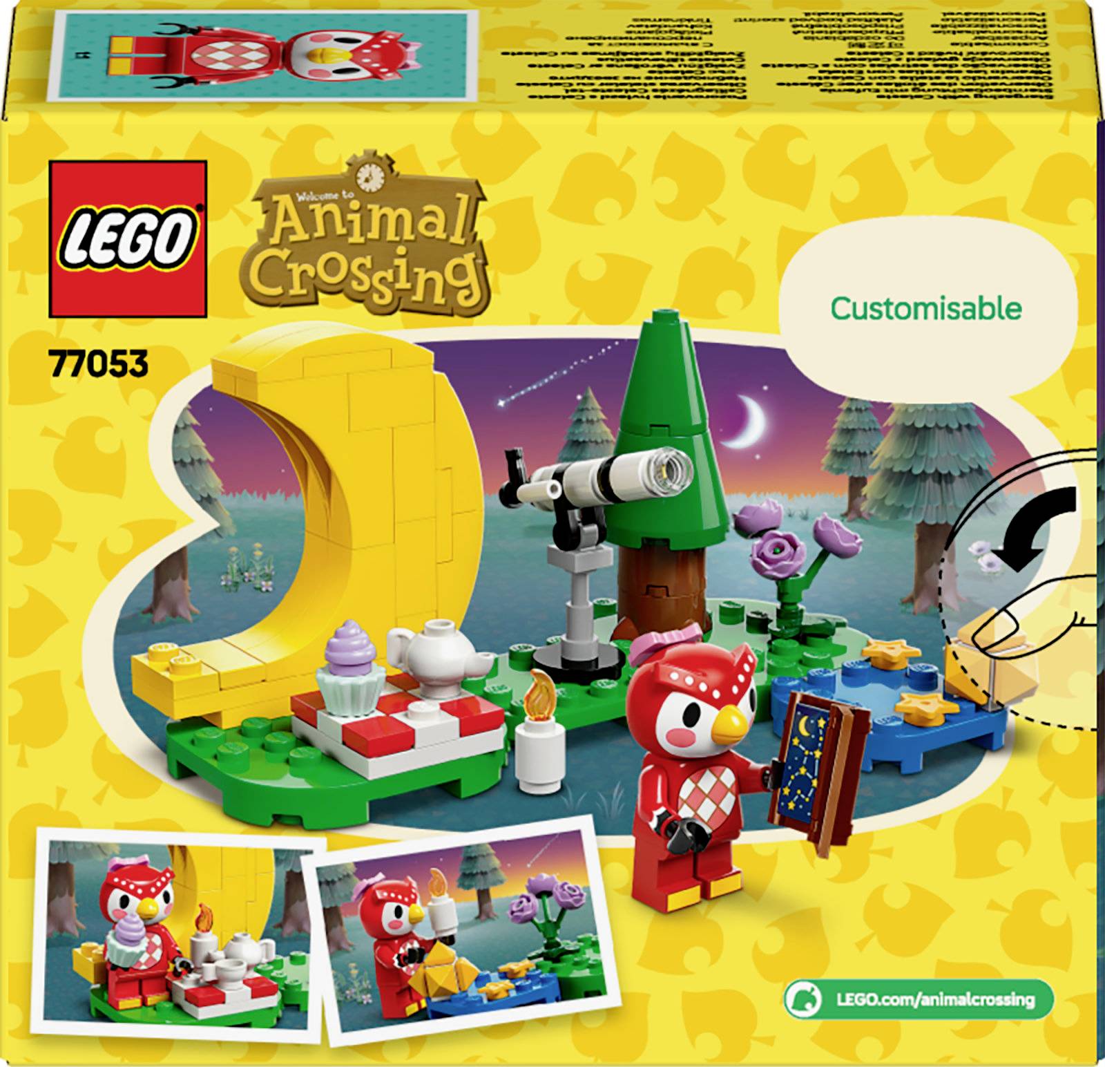 77053 LEGO® Animal Crossing Observation des étoiles avec Eufomia