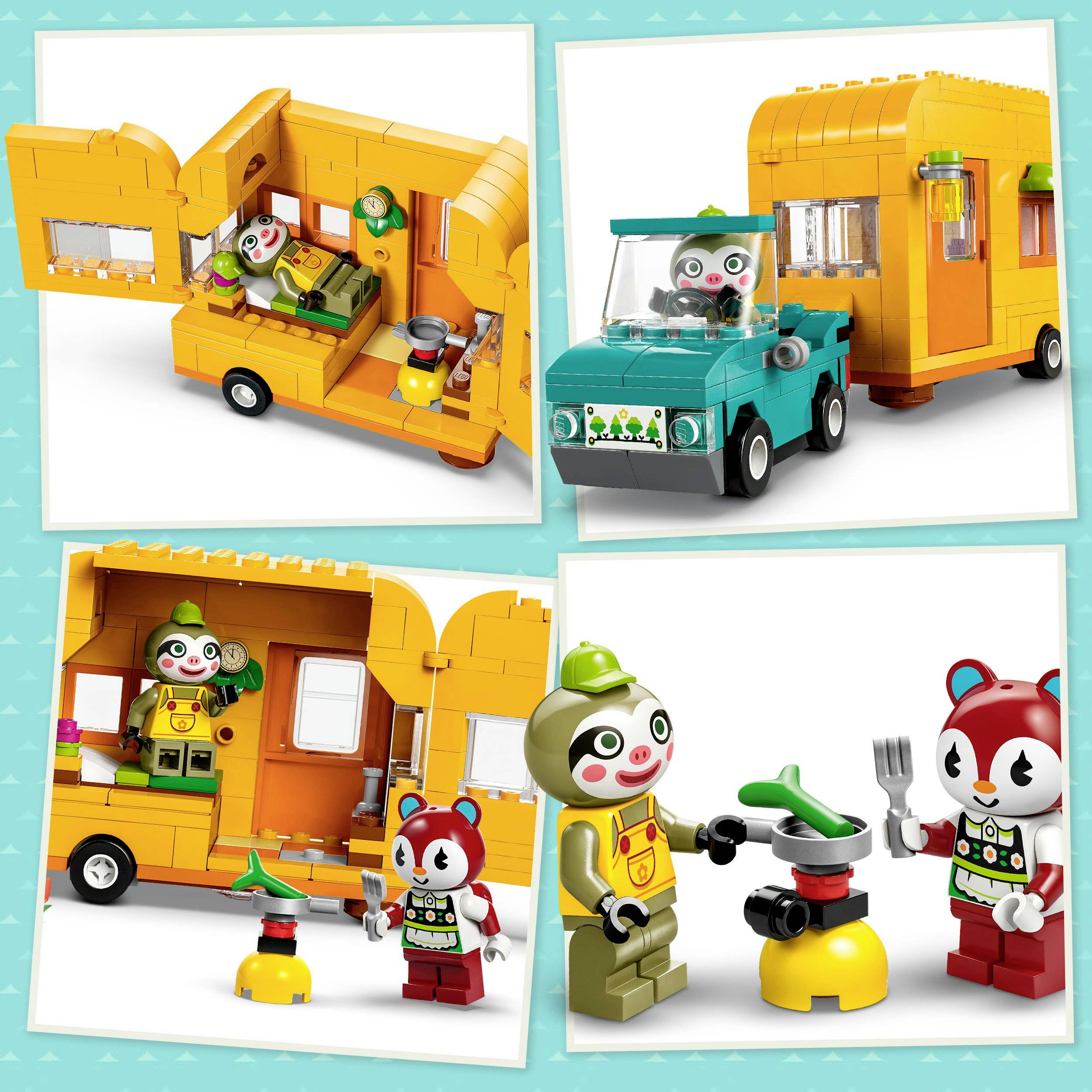 77054 LEGO® Animal Crossing Caravane et jardinier Gerd