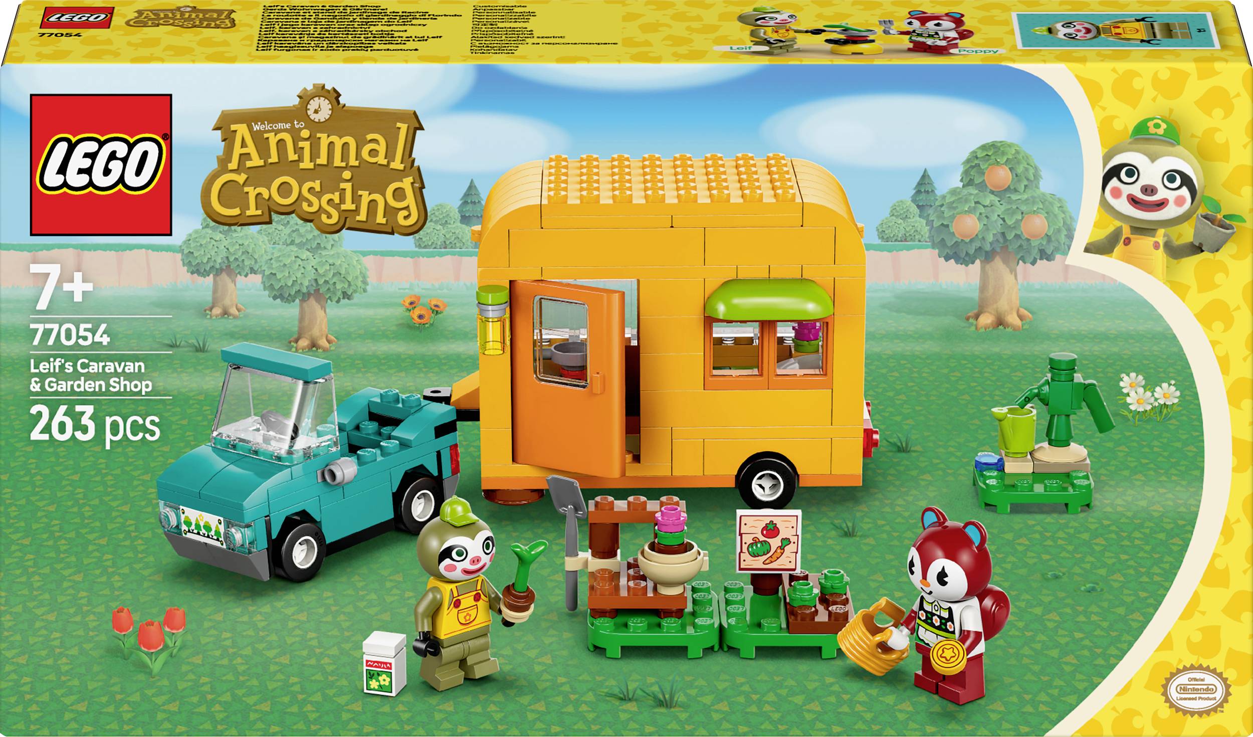 77054 LEGO® Animal Crossing Caravane et jardinier Gerd