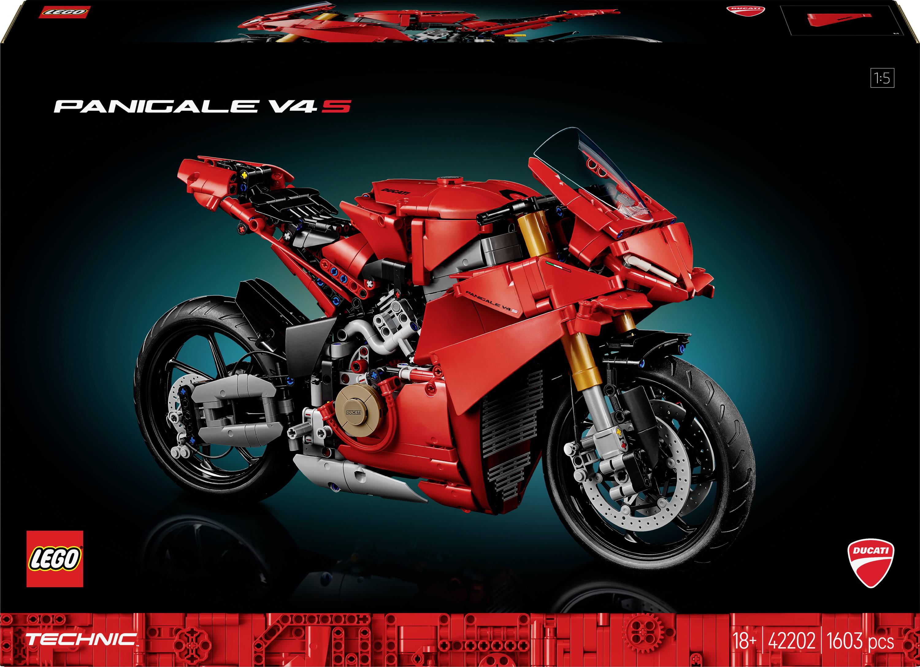42202 LEGO® TECHNIC Moto Ducati Panigale V4 S.