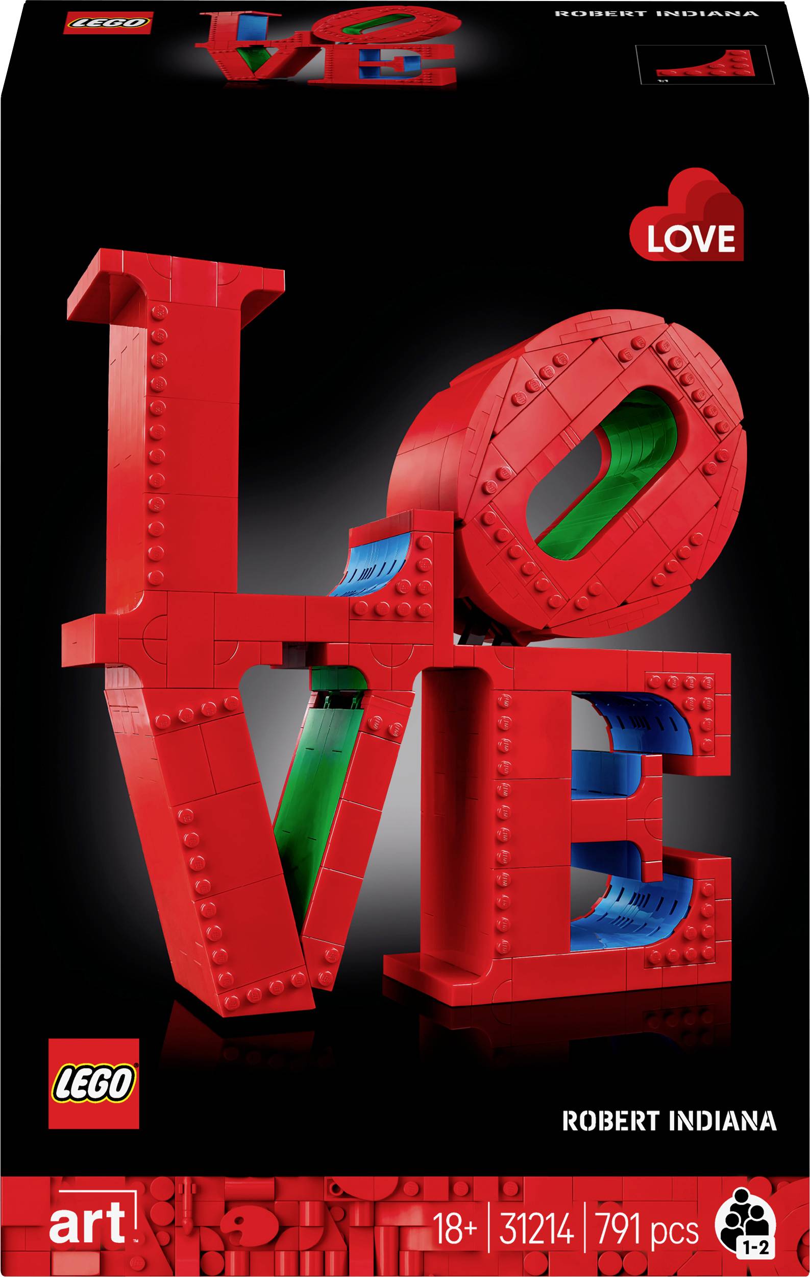 31214 LEGO® ART LOVE type POP