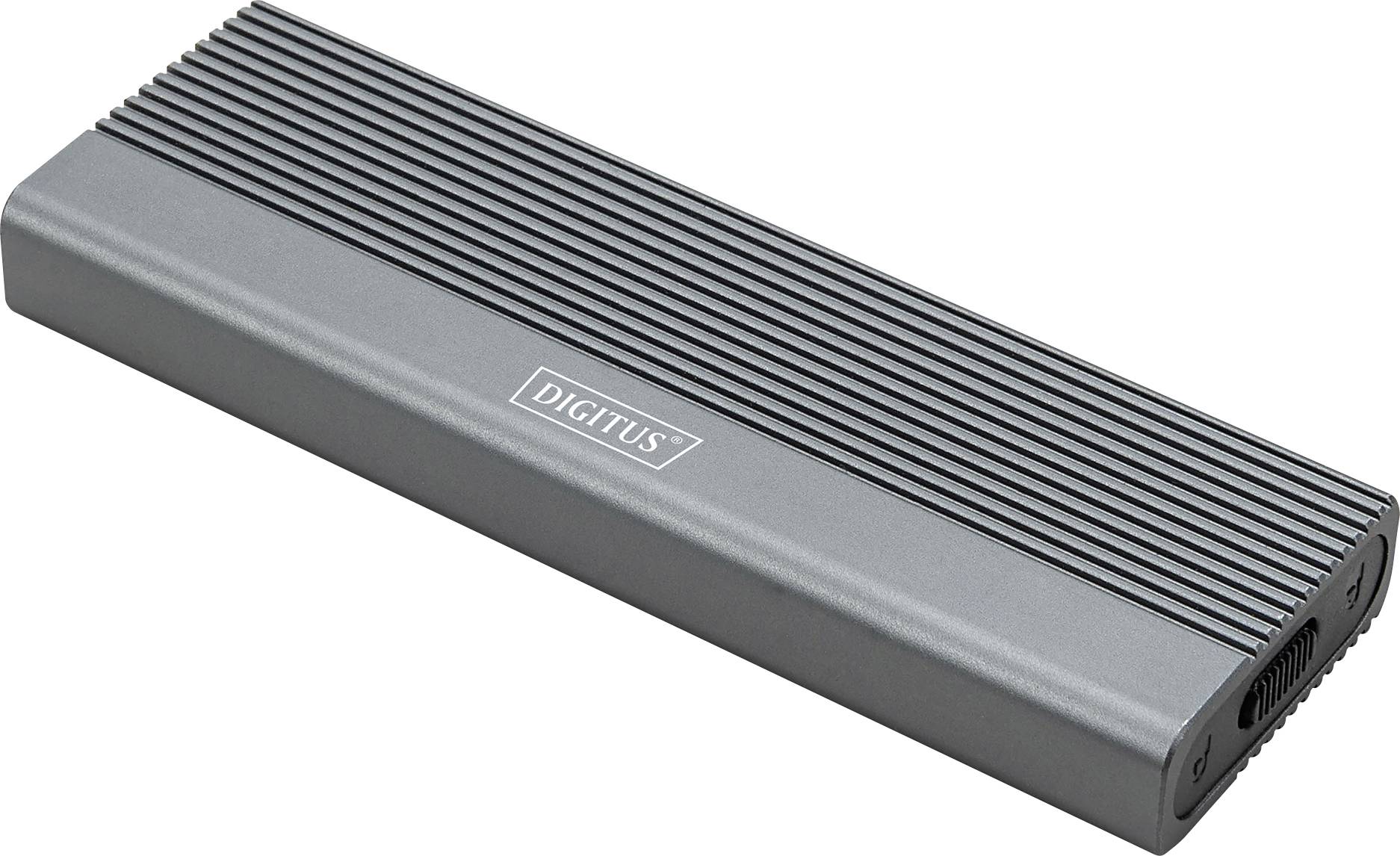 Digitus DA-71156 Boîtier pour SSD M.2 USB-C® (USB 3.2 Gen 1) 5 GBit/s M.2 PCIe NVMe 2230, 2242, 2260, 2280 DA-71156