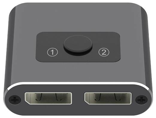 Maxtrack CS38L 2 ports Commutateur réseau DisplayPort gris