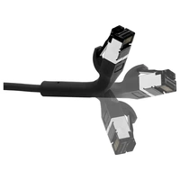 Maxtrack TI42-0,5L RJ45 Câble réseau, câble patch CAT 8.1 U/FTP 0.50 m noir blindage simple, flexible 1 pc(s) Maxtrack TI42-0,5L RJ45 Câble réseau, câble patch CAT 8.1 U/FTP 0.50 m noir blindage simple, flexible 1 pc(s)