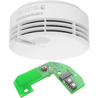 Hekatron Genius Plus X Modell 2020+Basis X Détecteur de fumée sans fil autonomie 10 ans, transformable en sans fil à pile(s) Hekatron Genius Plus X Modell 2020+Basis X Détecteur de fumée sans fil autonomie 10 ans, transformable en sans fil à pile(s)