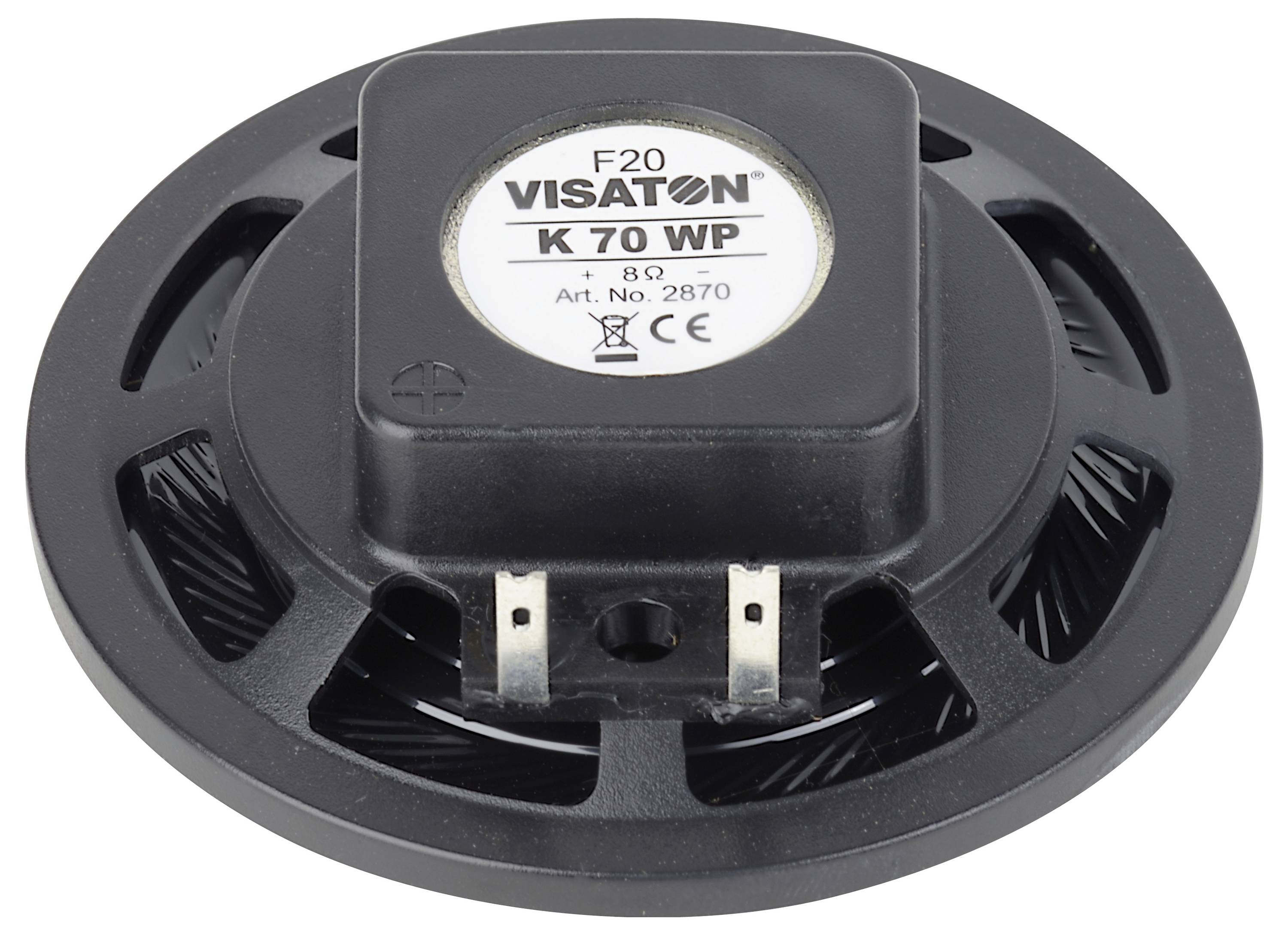 Visaton K 70 WP - 8 Ohm 2.8 pouces 7 cm Haut-parleur large bande 8 Ω membrane en plastique