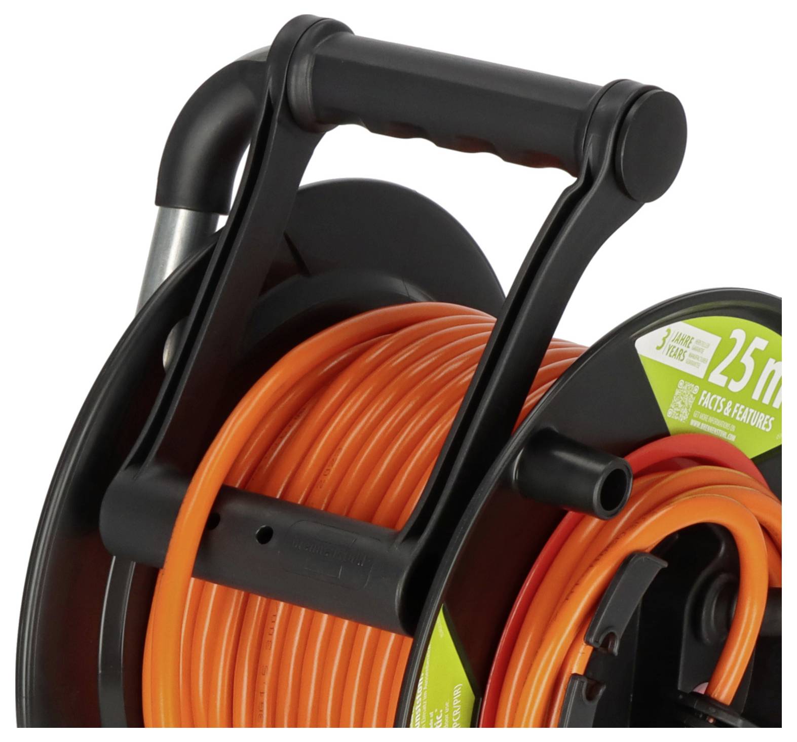 Brennenstuhl 1148500 Enrouleur de câble 23 m orange Prise mâle + contact de protection