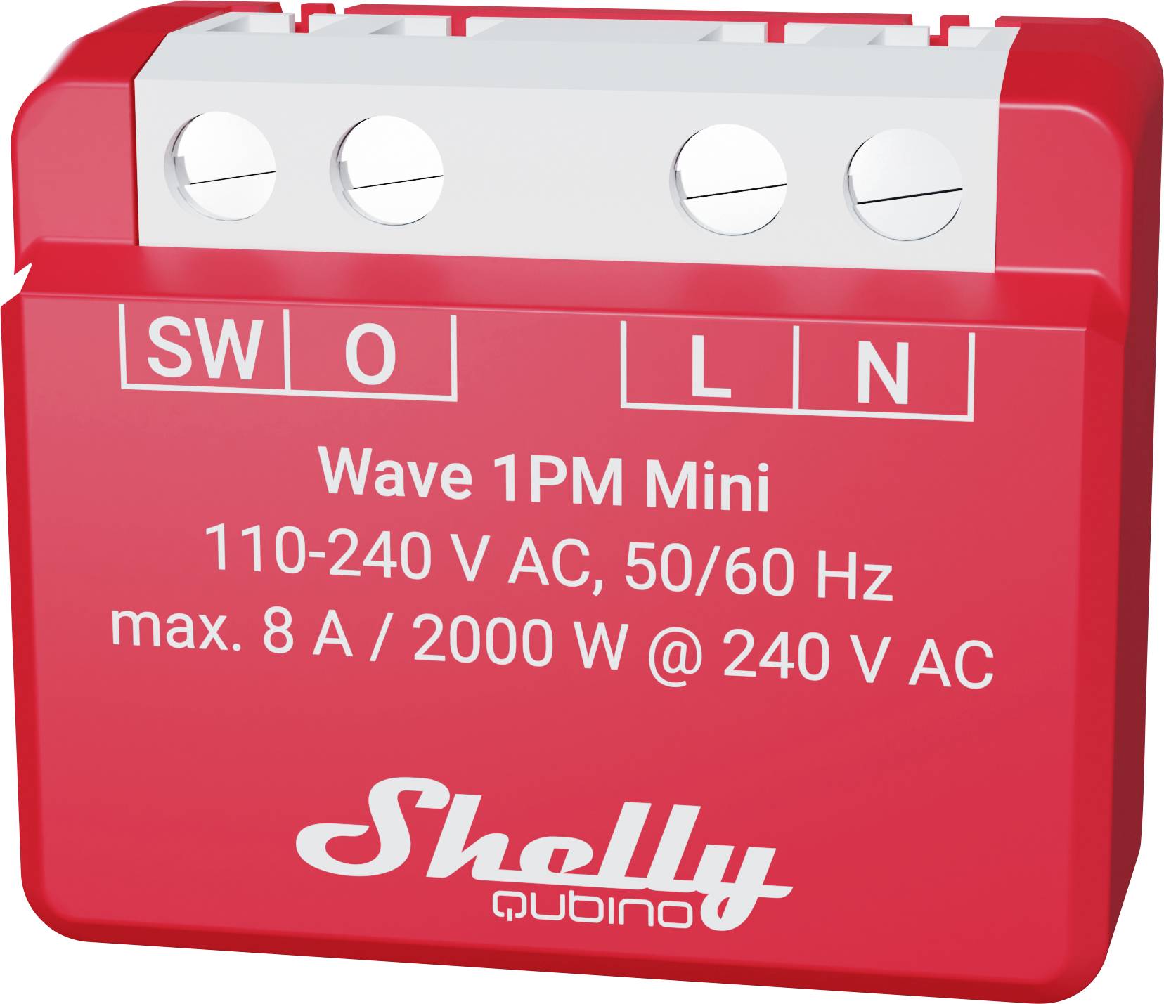 Shelly Qubino Wave 1PM Mini Actionneur de mesure de commutateur Z-Wave