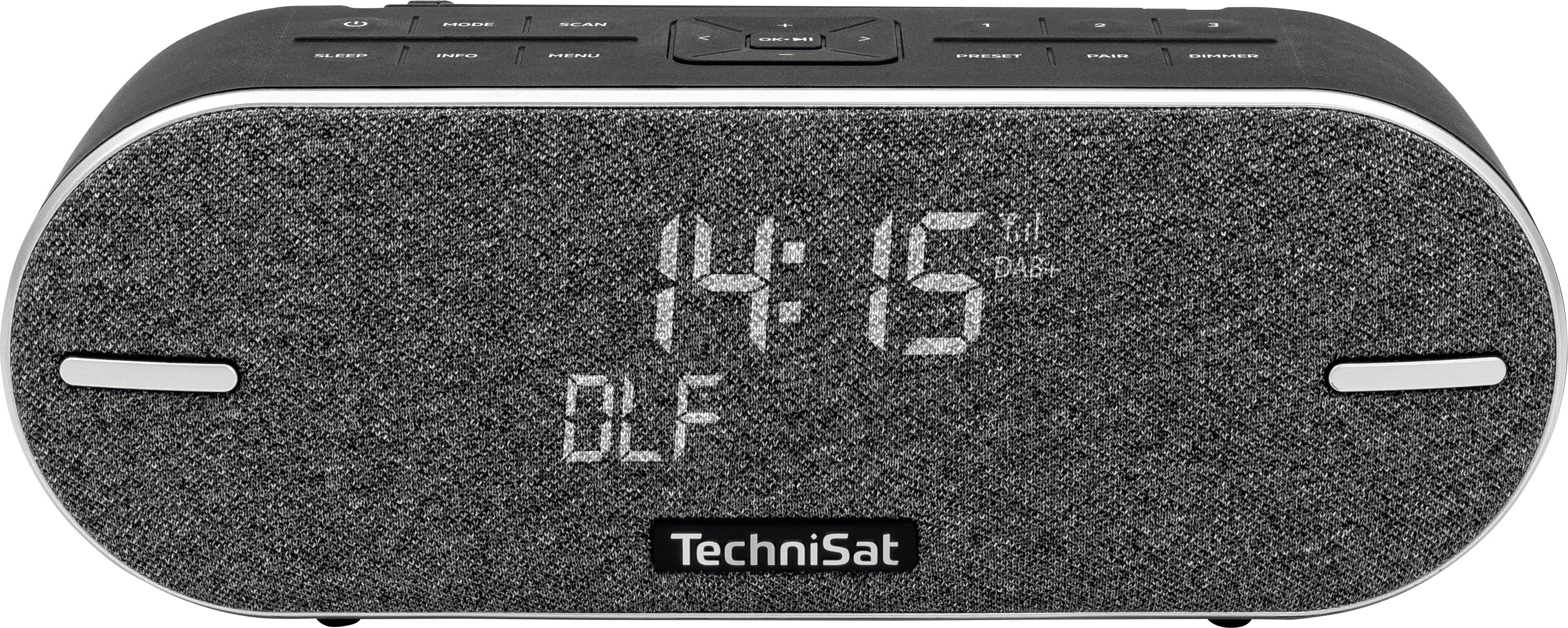 TechniSat DIGITRADIO BT 2 Radio de table DAB+, FM Bluetooth, DAB+, FM anthracite/noir