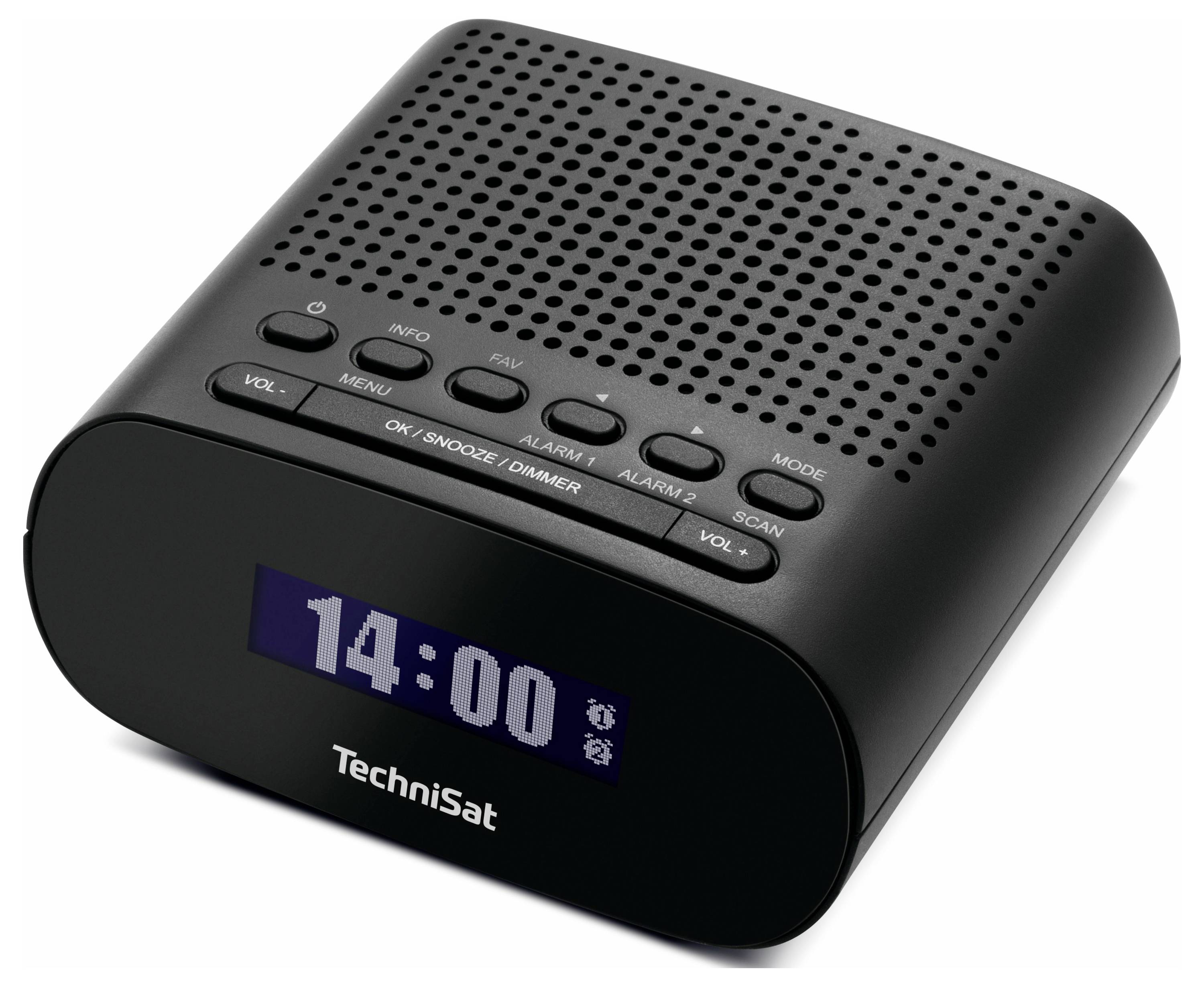 TechniSat TECHNIRADIO 50 Radio de table DAB+, FM DAB+, FM fonction réveil noir