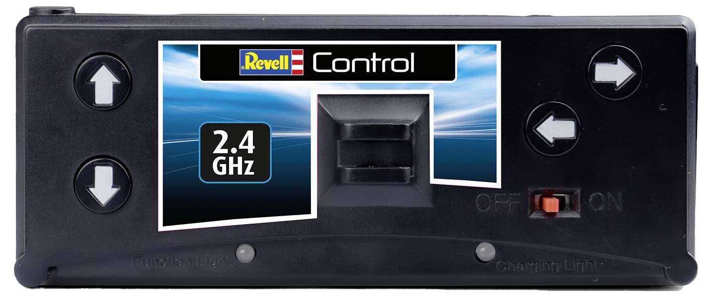 Revell Control Mini rouge Bateau RC débutant motorisé prêt à fonctionner (RtR) 75 mm