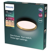 Philips 8720169301337 Hanno Plafonnier LED LED 24 W noir, or Philips 8720169301337 Hanno Plafonnier LED LED 24 W noir, or