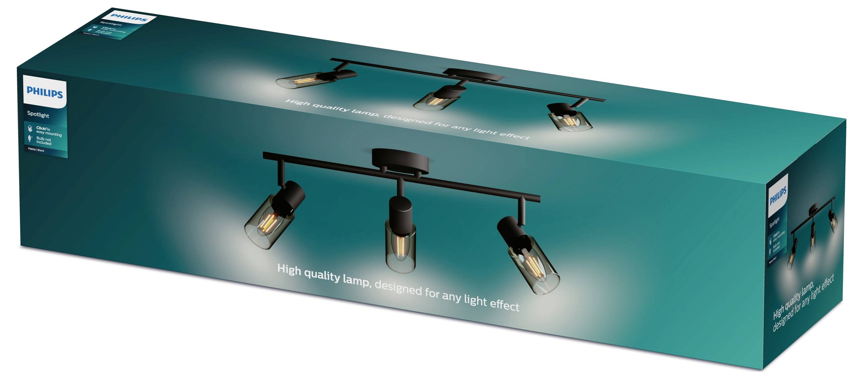 Philips Palms 8720169299313 Spot de plafond E14 noir