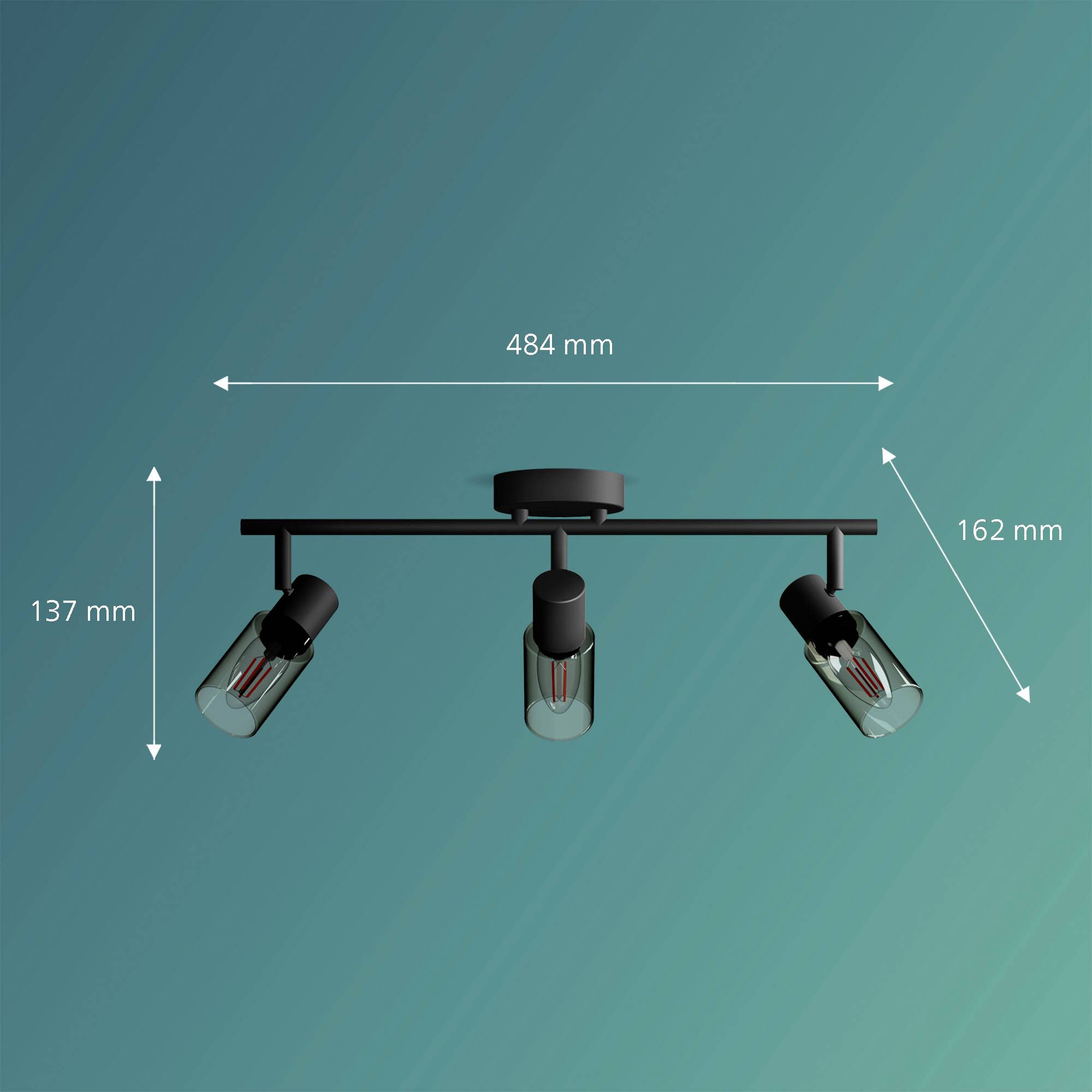 Philips Palms 8720169299313 Spot de plafond E14 noir