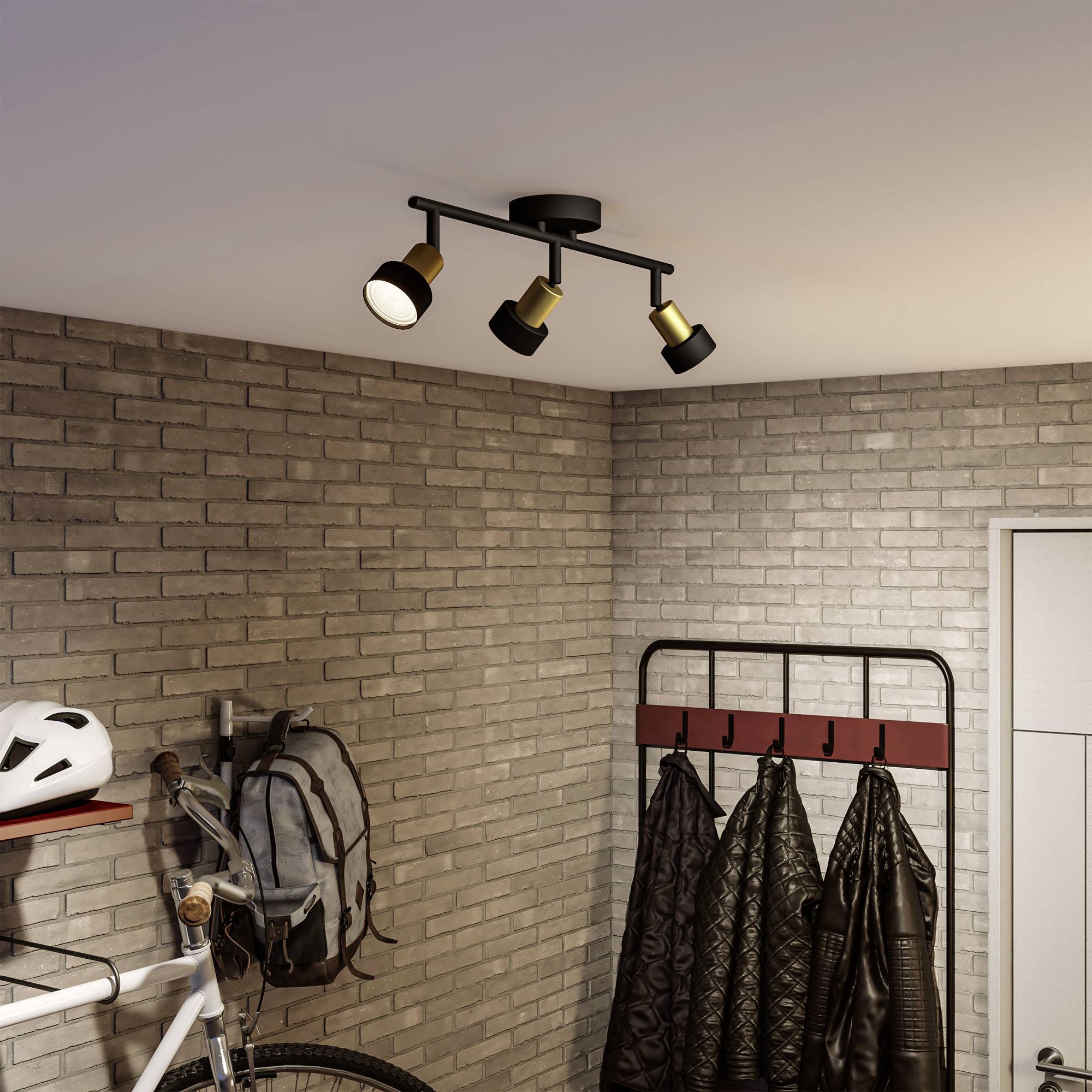 Philips Conduit 8720169299917 Spot de plafond GU10 noir, or