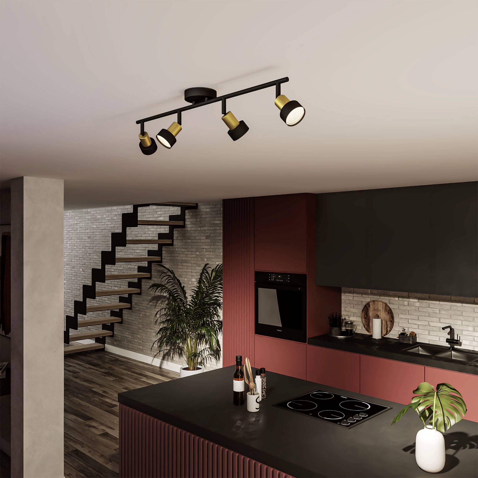 Philips Conduit 8720169299931 Spot de plafond GU10 noir, or