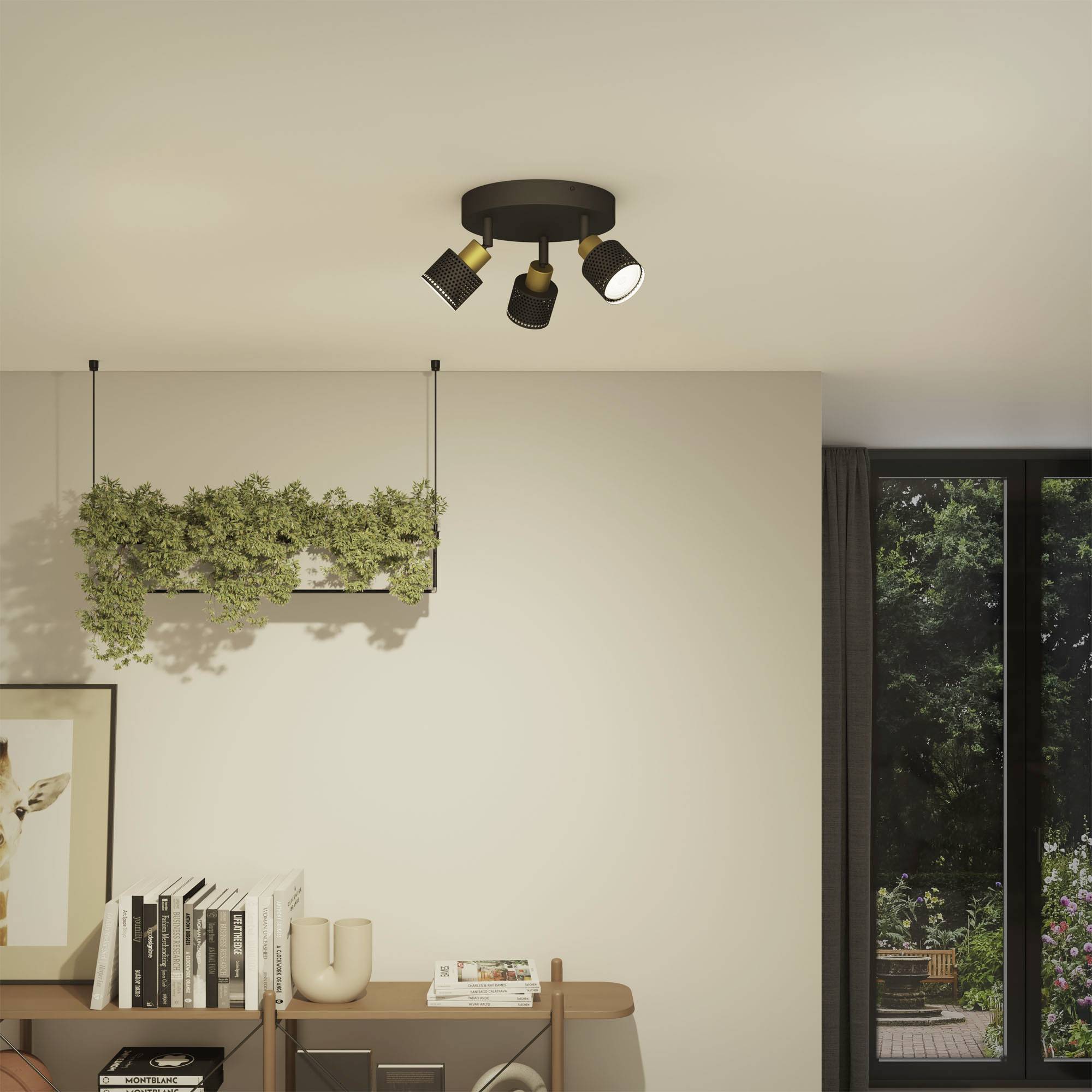 Philips Niall 8720169300156 Spot de plafond GU10 noir, or