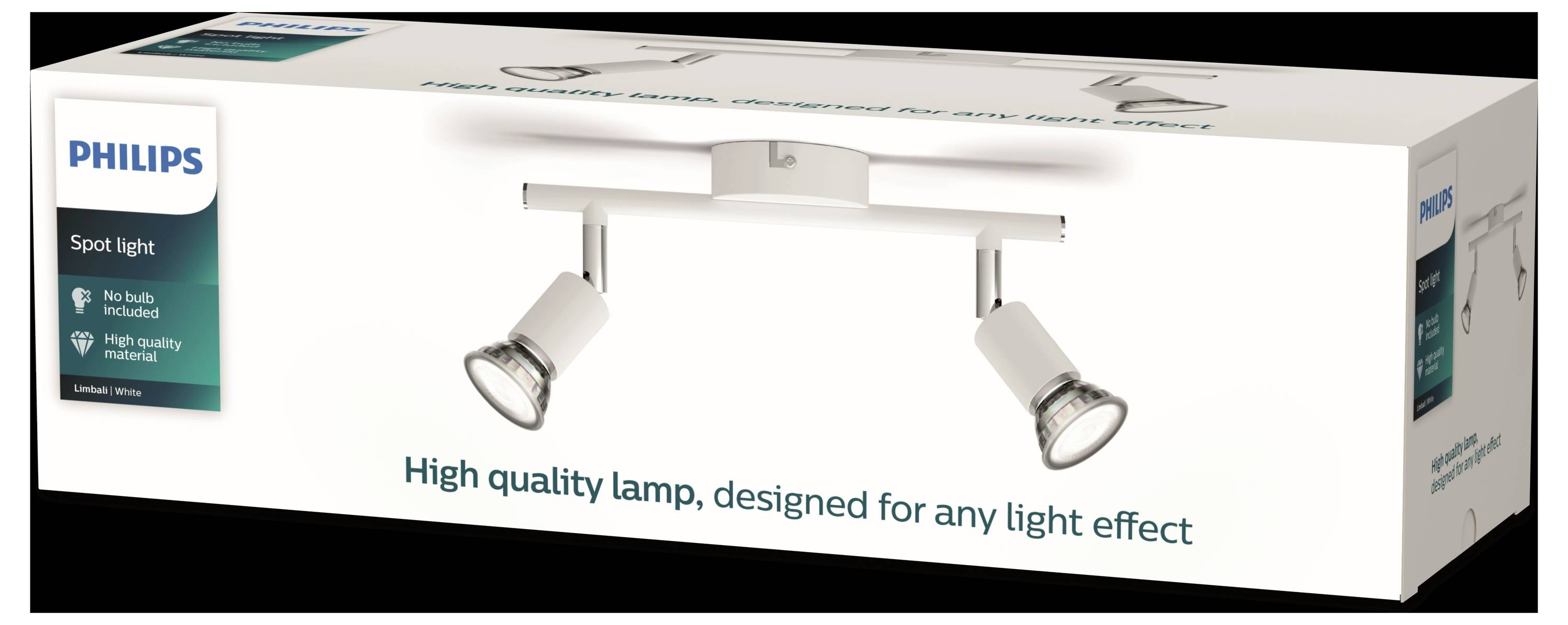 Philips Limbali 8719514465152 Spot de plafond GU10 blanc