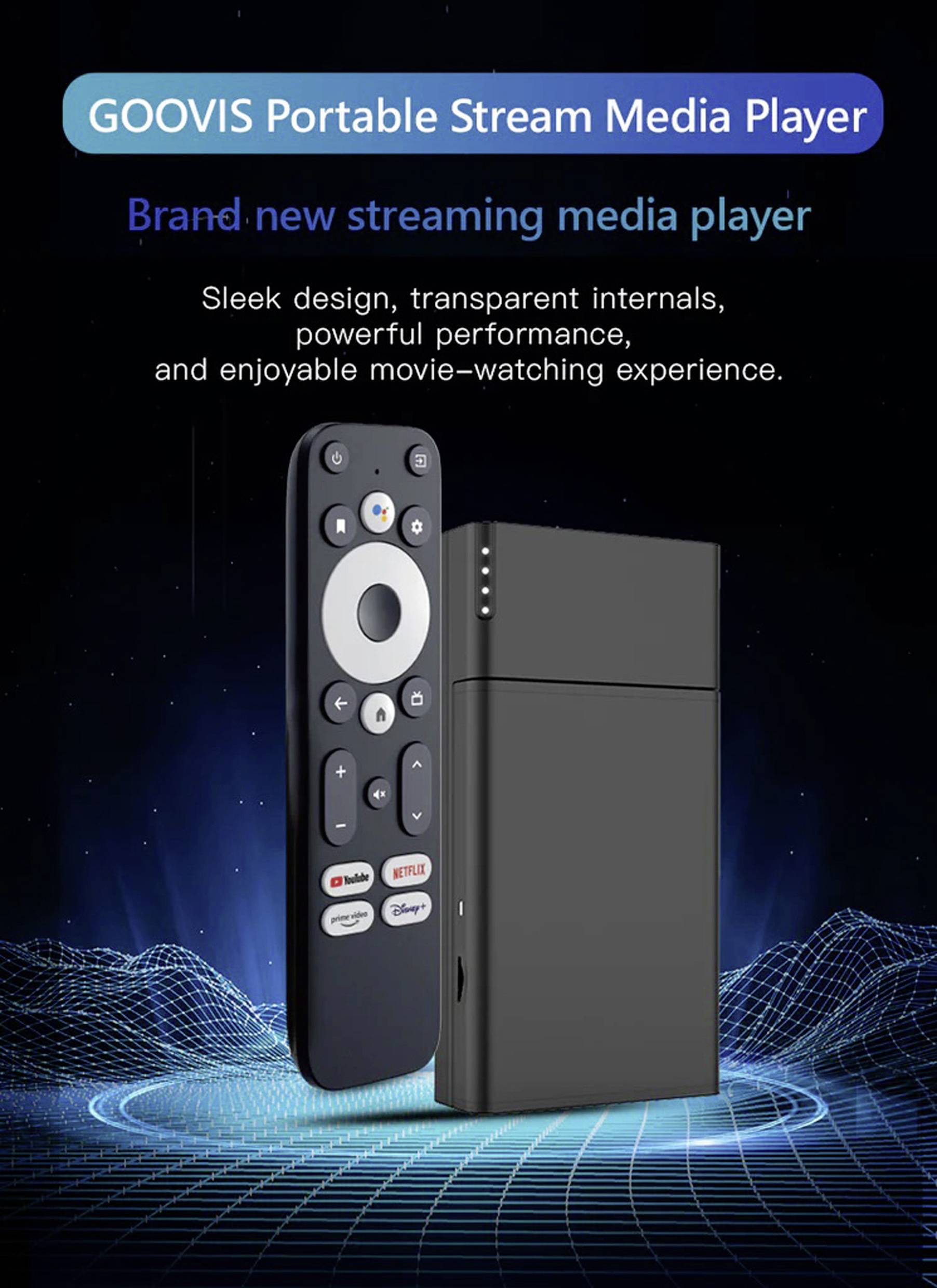 Goovis D4-H1 Lecteur multimédia streaming 4k