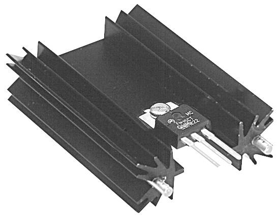 Fischer Elektronik SK 104/25,4/STS SK 104/25,4/STS Dissipateur à lamelles 9 K/W (L x l) 34.9 mm x 25.4 mm SOT-32, TO-220