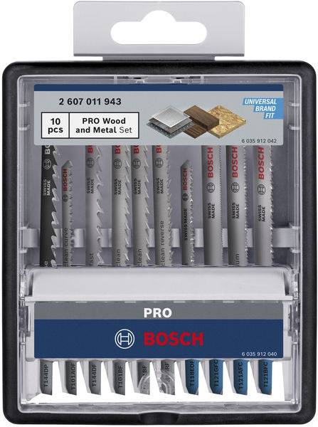 Bosch Accessories 2607011943 SET PRO Wood and Metal, 100 mm 1 pc(s)