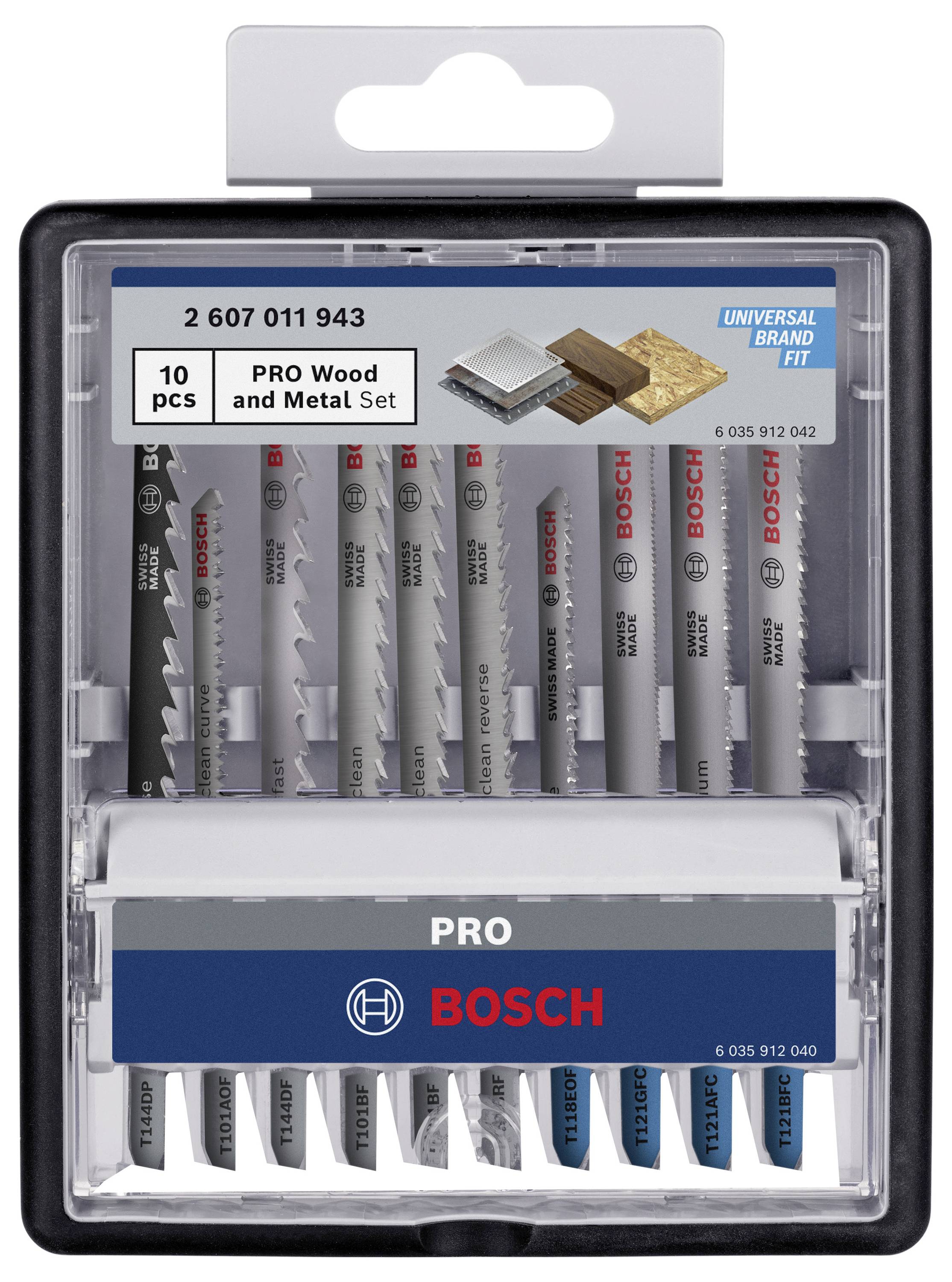 Bosch Accessories 2607011943 SET PRO Wood and Metal, 100 mm 1 pc(s)
