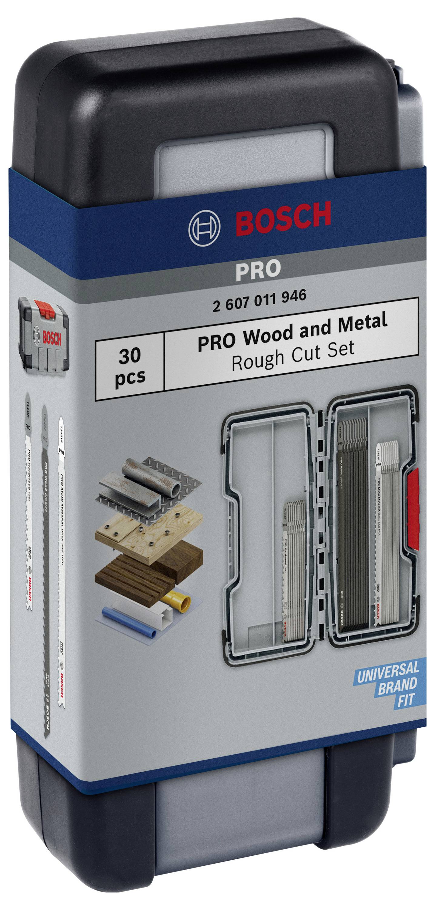 Bosch Accessories 2607011946 SET PRO Wood and Metal Rough Cut, 100 mm 1 pc(s)