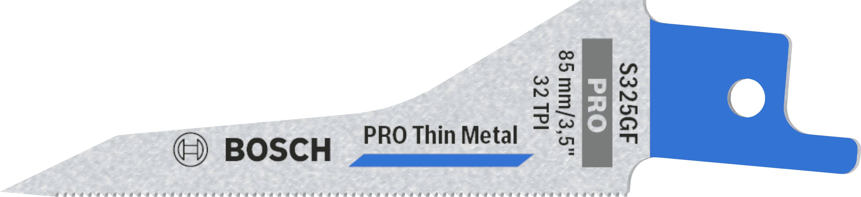 Bosch Accessories 2608658987 PRO Thin Metal S325GF, 1,25 x 7 x 85 mm, 5 pcs. 5 pc(s)