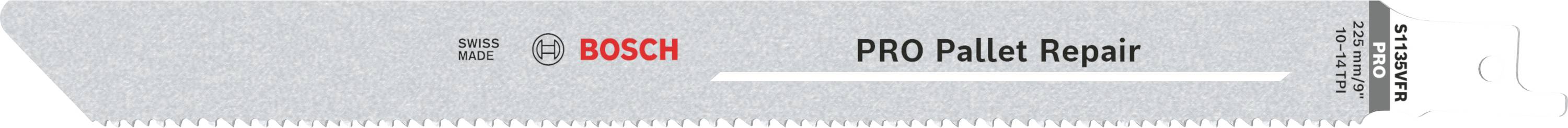Bosch Accessories 2608659009 PRO Pallet Repair S1135VFR feuille, 1,25 x 19 x 225 mm, 100 pcs. 100 pc(s)